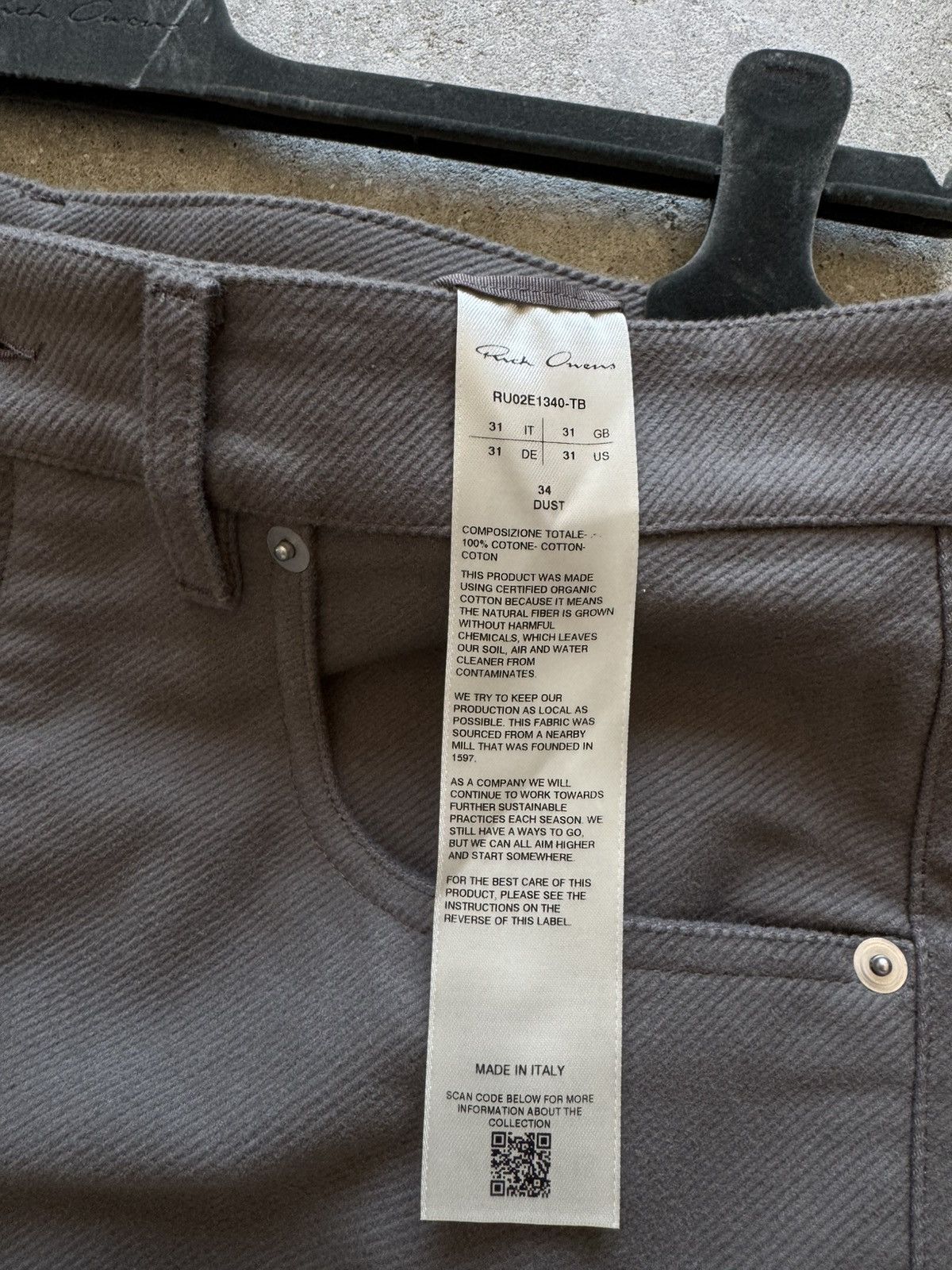 Rick Owens FW25 RICK OWENS DOUBLE CARGO PANTS Size US 31 - 6 Thumbnail