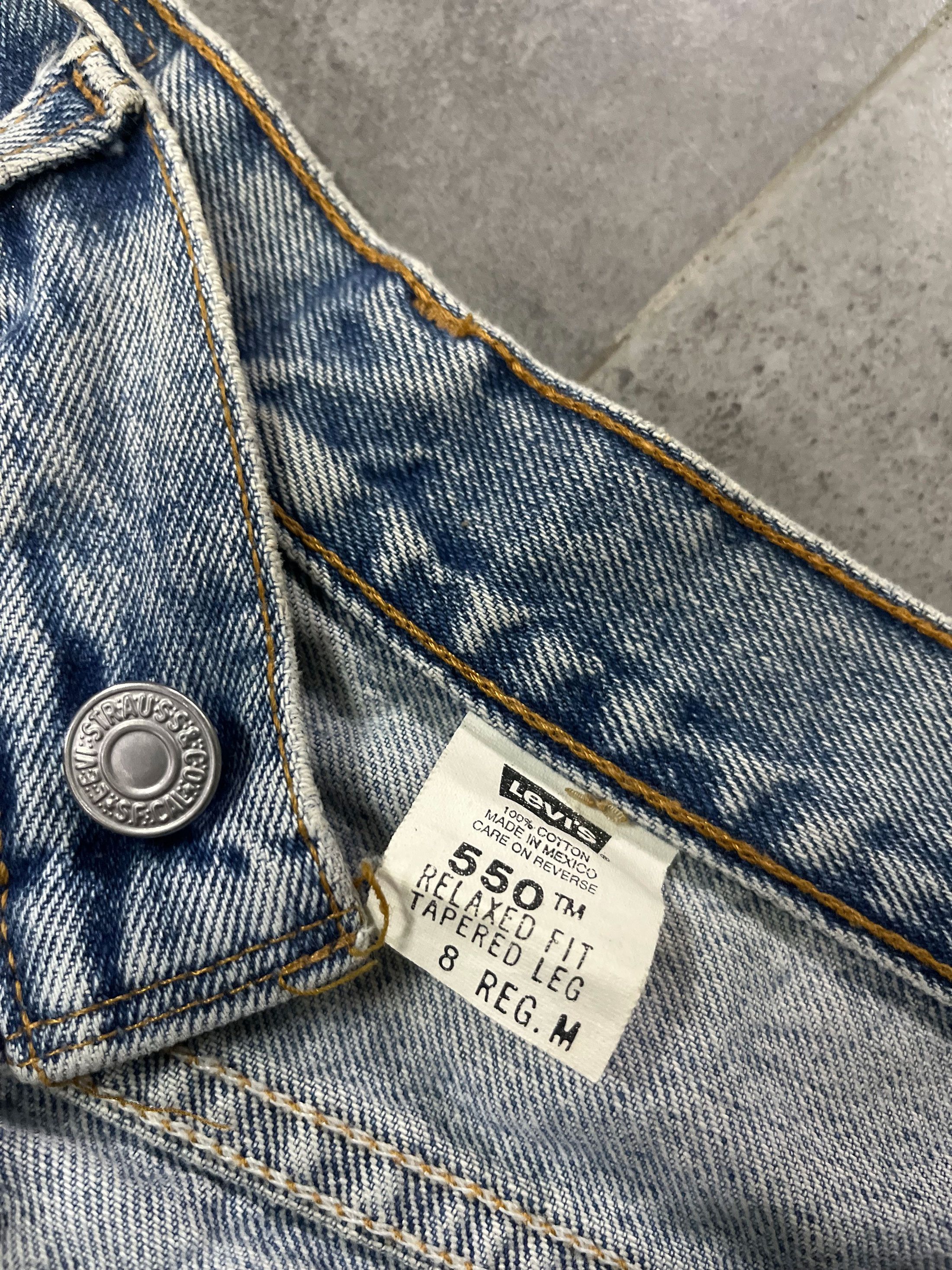 Levi's × Levi's Vintage Clothing Levis 550 Relaxed Fit Tapered Leg Size US 27 - 3 Thumbnail