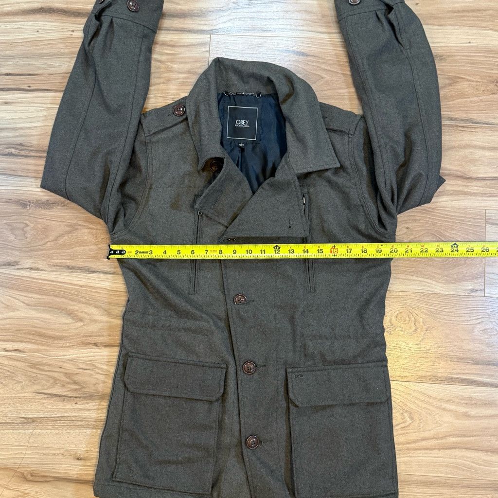 Advisry Clothing Obey Men’s Field Jacket Medium Brown Size US M / EU 48-50 / 2 - 5 Thumbnail