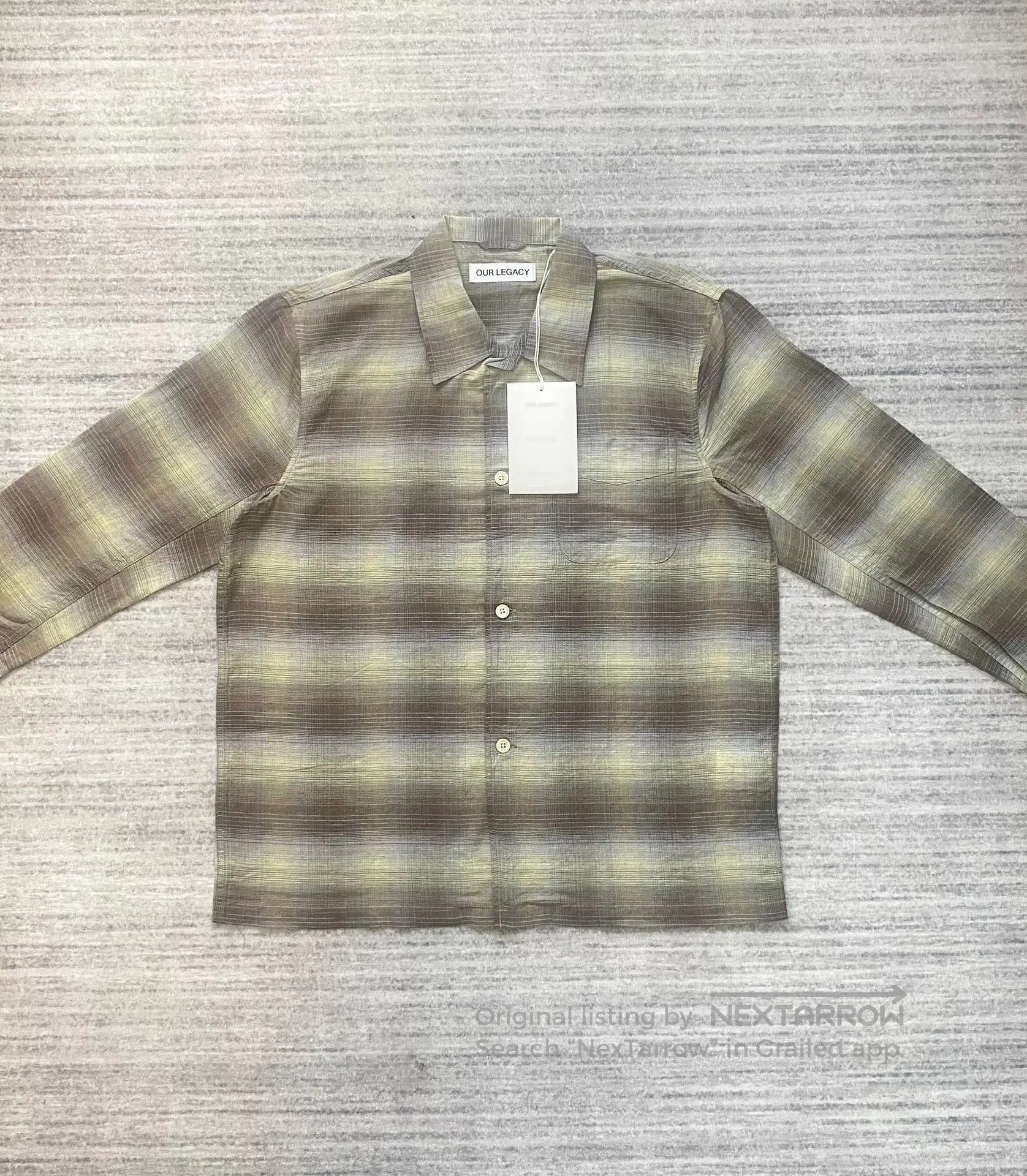 Our Legacy Our Legacy Murky Static Checkered Shirt. Size US M / EU 48-50 / 2 - 3 Thumbnail