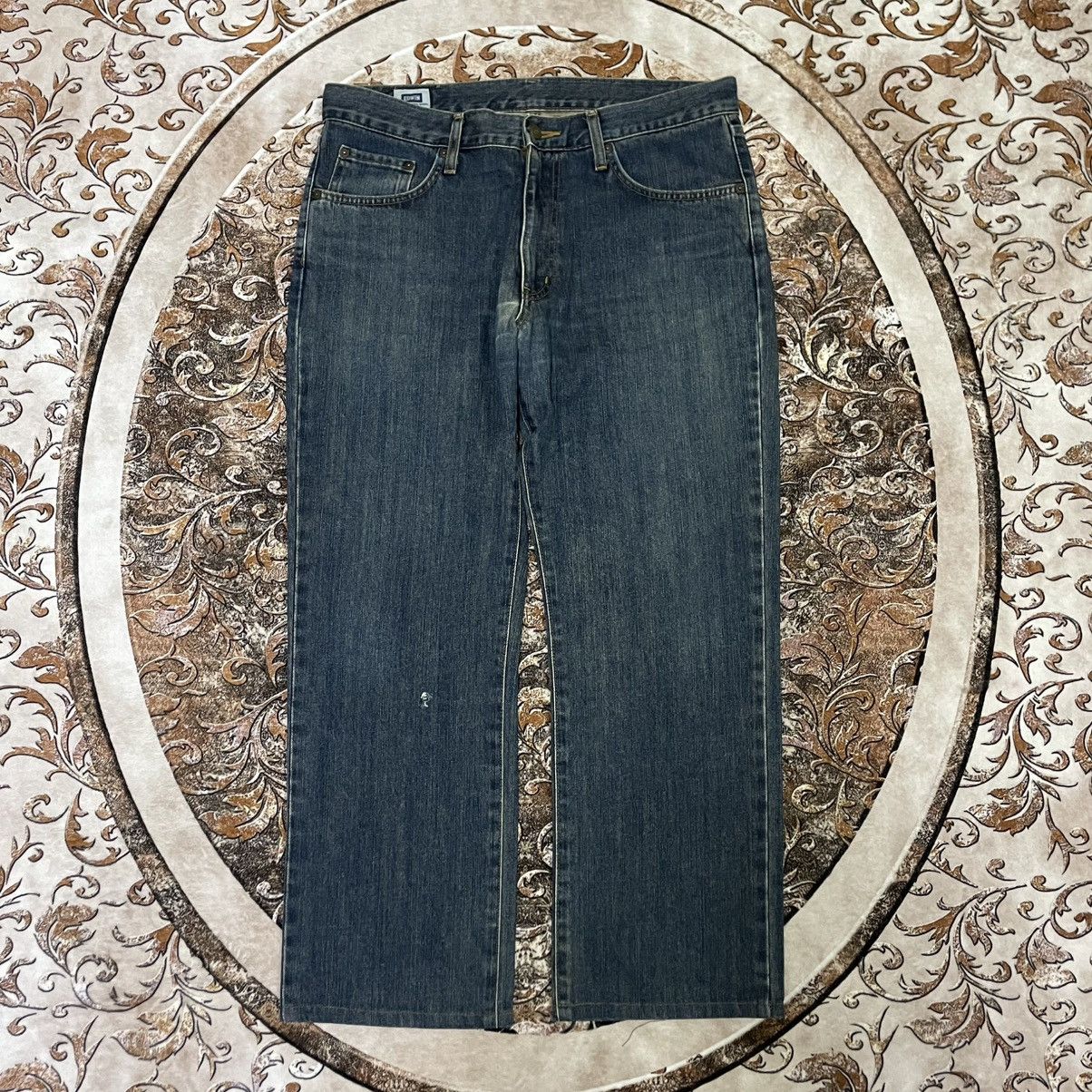 Edwin 🔥Vintage Edwin 403 Stoned Washed Ripped Denim Jeans Size US 35 - 1 Thumbnail