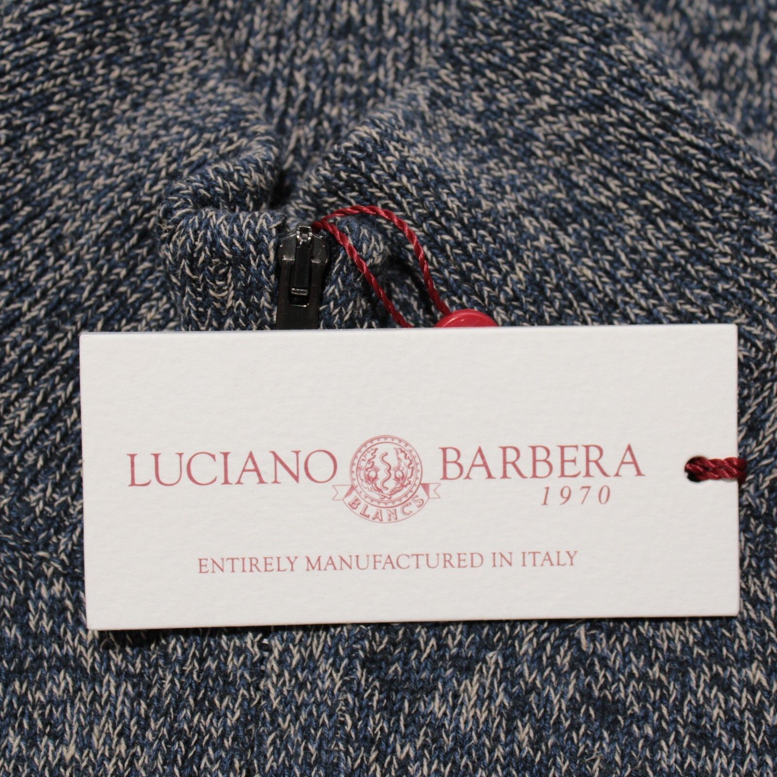 Luciano Barbera Luciano Barbera Sweater Size US M in Blue Size US M / EU 48-50 / 2 - 2 Thumbnail
