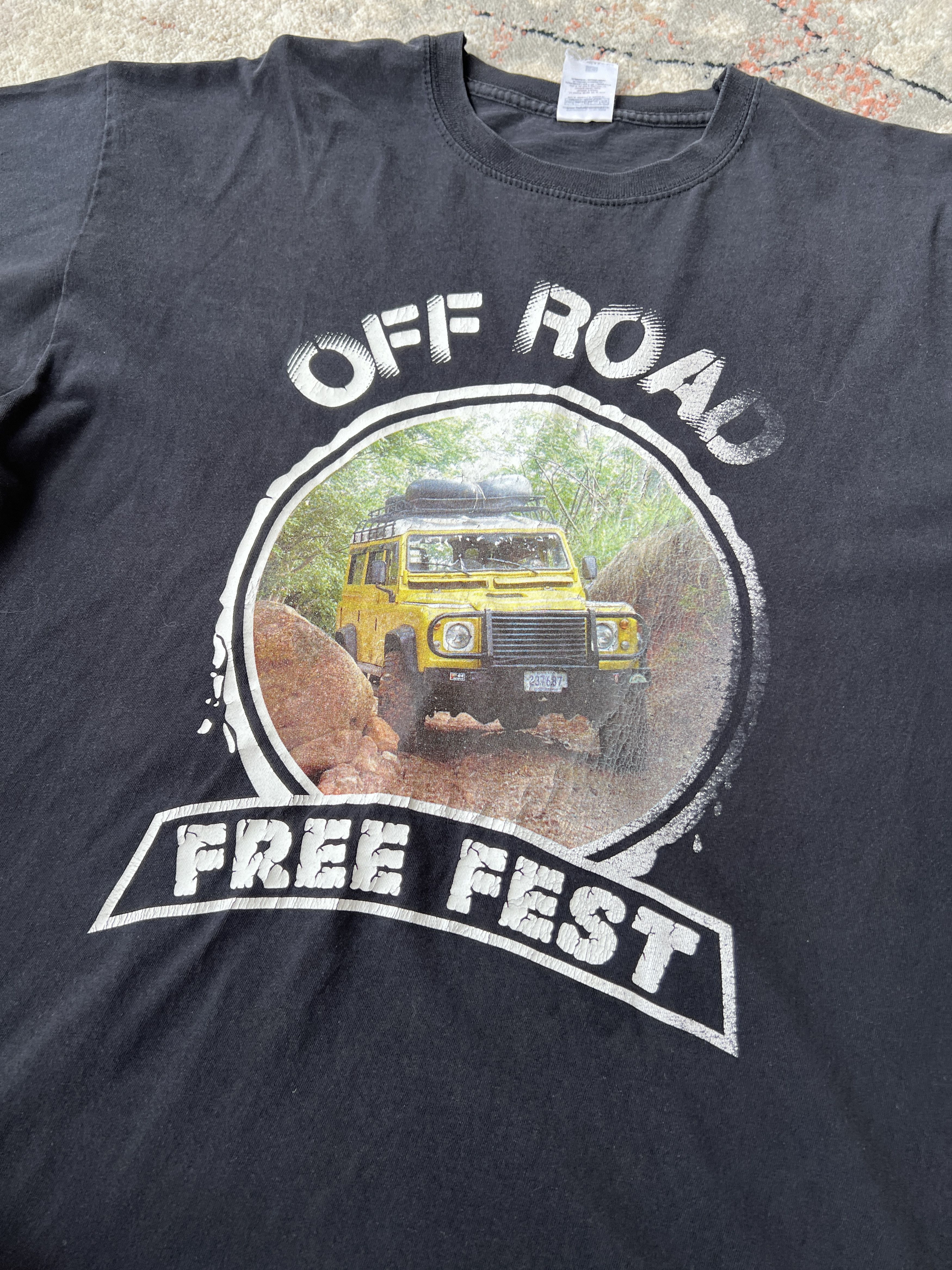 Vintage Off Road Free Fest Land Rover Off Road Master Tee Size US L / EU 52-54 / 3 - 2 Thumbnail