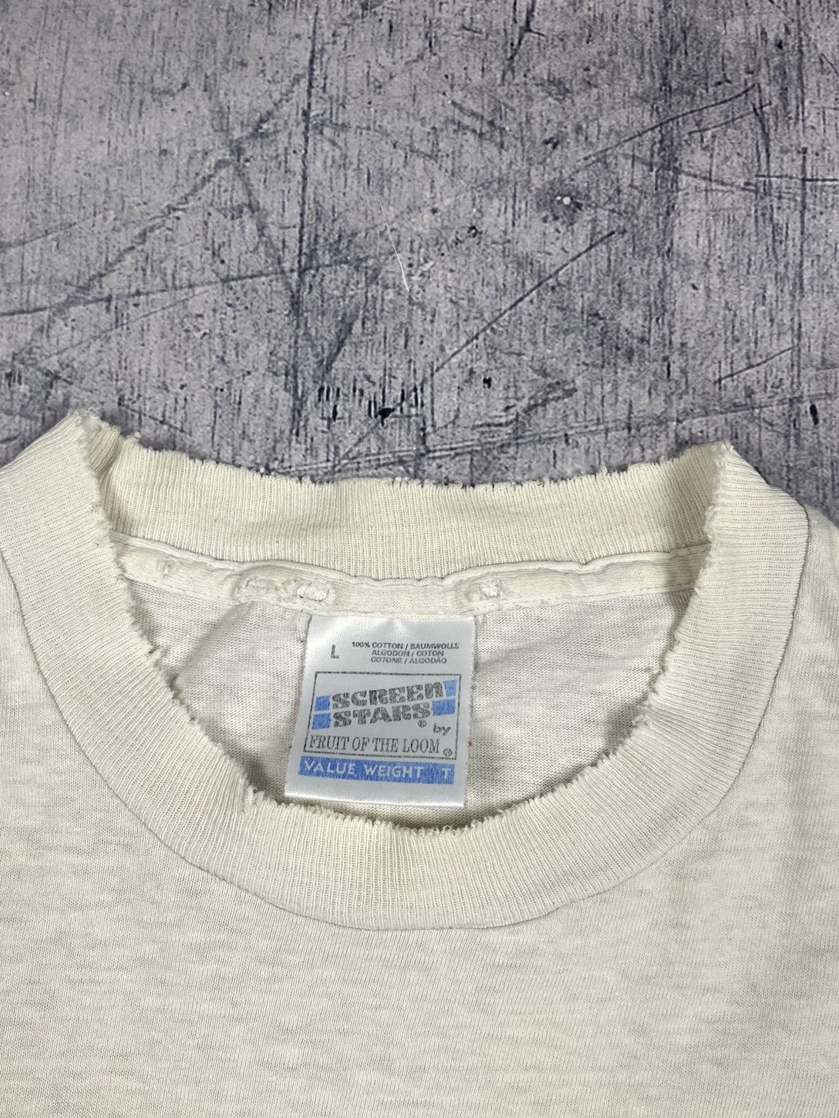 Fruit Of The Loom Vtg 1997 Bart Simpson Screen Stars Extreme Distressed Tee Size US L / EU 52-54 / 3 - 21 Thumbnail