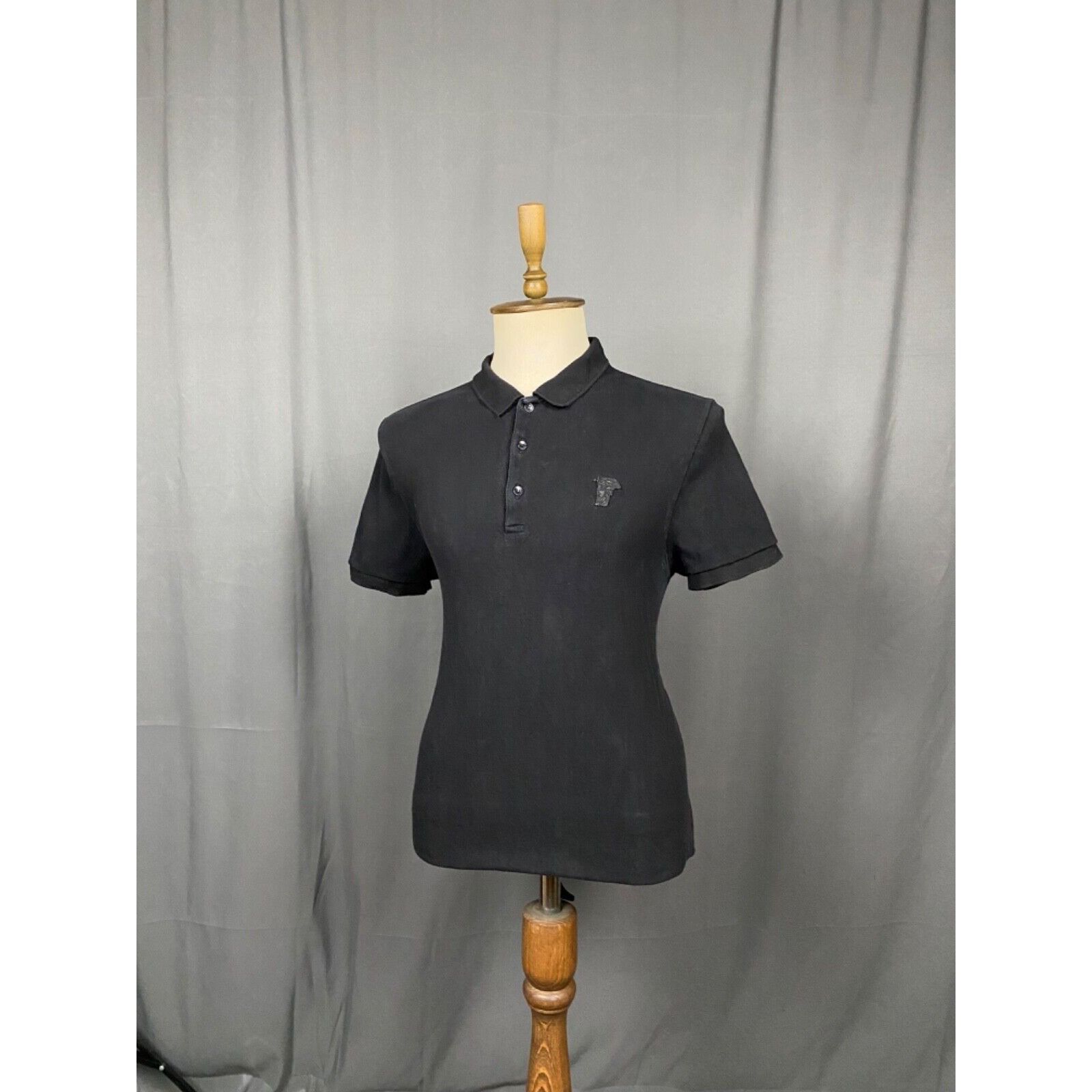 Versace Versace Collection Small Logo Men's Black Polo T-Shirt Size Size US S / EU 44-46 / 1 - 4 Thumbnail
