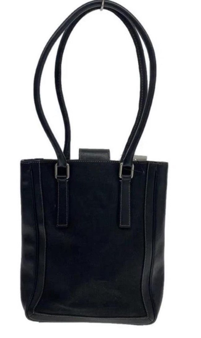 Coach Coach leather women’s black bag with 2 straps NWOT vintage Size ONE SIZE - 1 Thumbnail