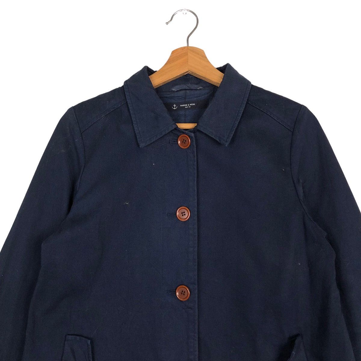 Blue Blue Japan 🔥Vtg Marine & Work Par Ici Chore Jacket Japan Kapital Size US M / EU 48-50 / 2 - 3 Thumbnail
