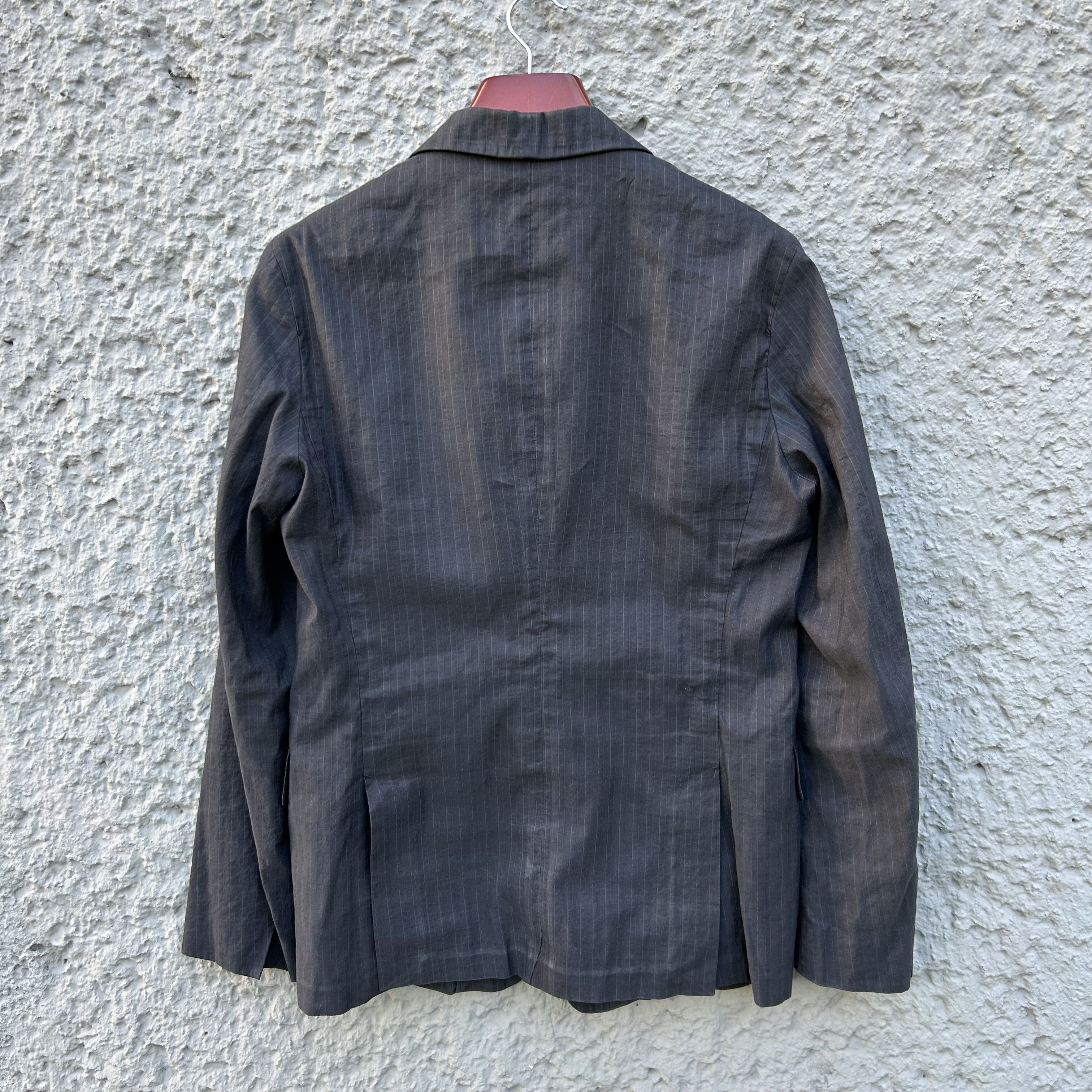 Jil Sander Jil Sander Dark Blue Pinstripe Blazer Jacket Size 48R - 2 Thumbnail