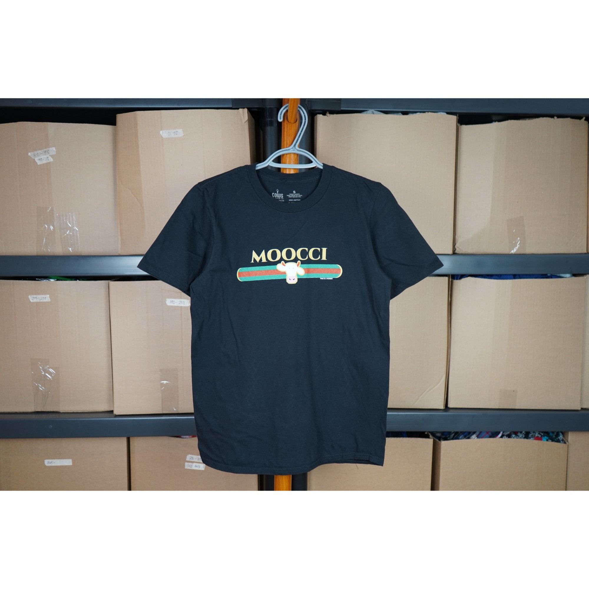 Other Cows Ice Cream Moocci Black Graphic Tshirt Women's S #418 Size S / US 4 / IT 40 - 1 Thumbnail