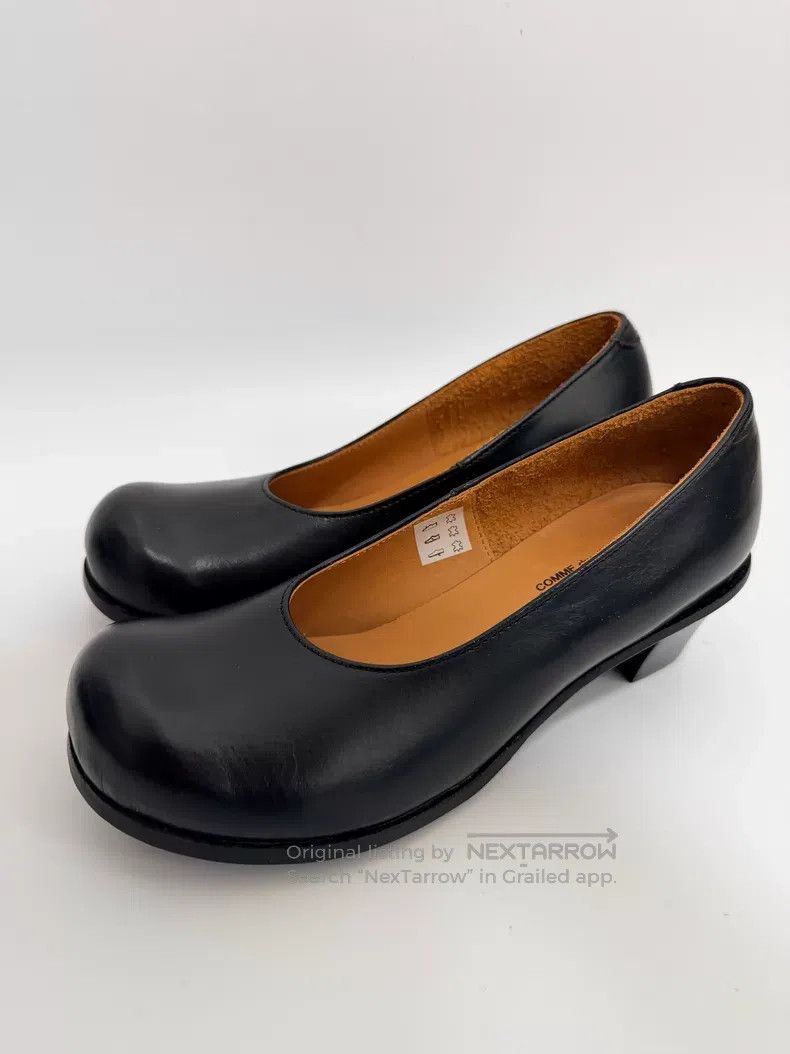 Comme des Garcons Comme des Garcons Black Leather Shoes Size US 7.5 / IT 37.5 - 9 Thumbnail