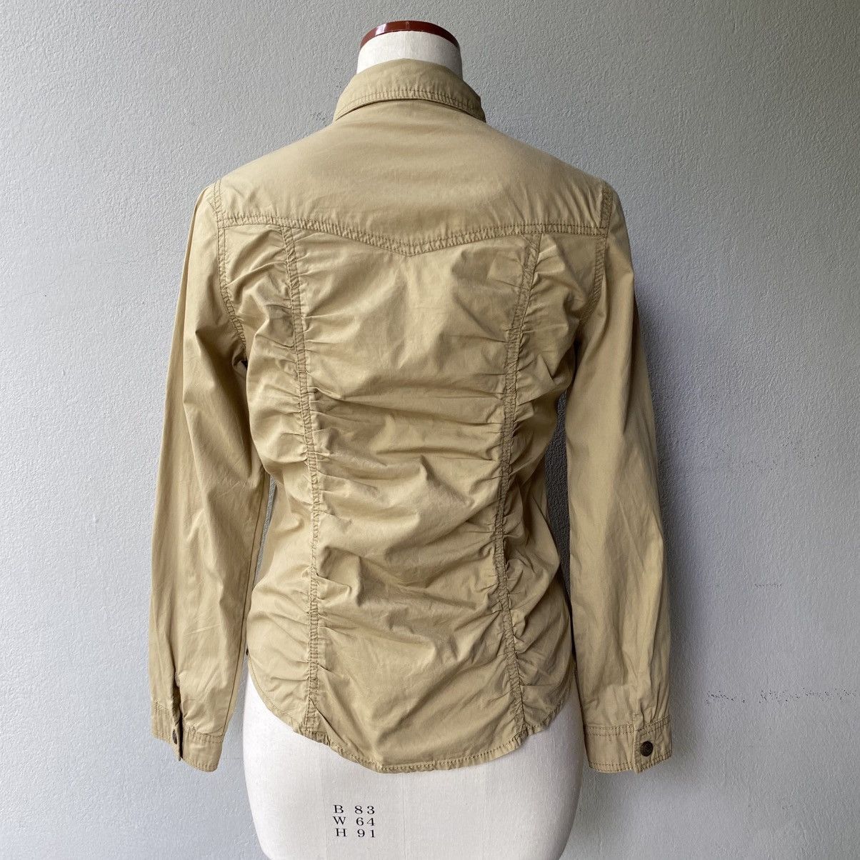 Japanese Brand Y2K PUNK SKY bumble Beige Utility Shirt Size M / US 6-8 / IT 42-44 - 17 Thumbnail