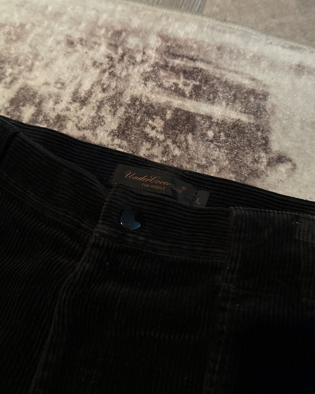 Undercover AW02 "Witches Cell Division" Double Knee Corduroy Pants Size US 31 - 4 Thumbnail