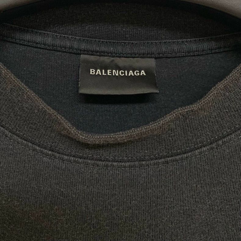 Balenciaga Balenciaga Splattered Logo Short Sleeve T-Shirt, Size XS Size US XS / EU 42 / 0 - 2 Thumbnail