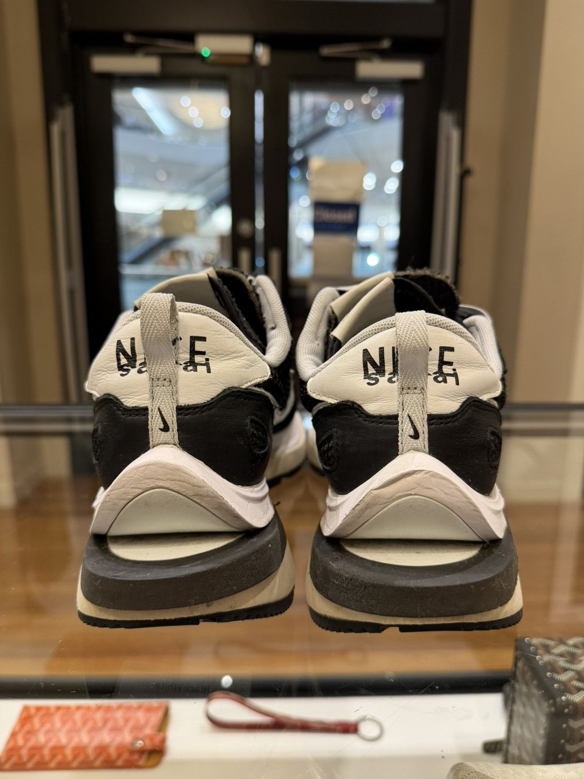 Nike × Sacai Sacai x Nike Vaporwaffle - Black White Size US 8 / EU 41 - 6 Thumbnail