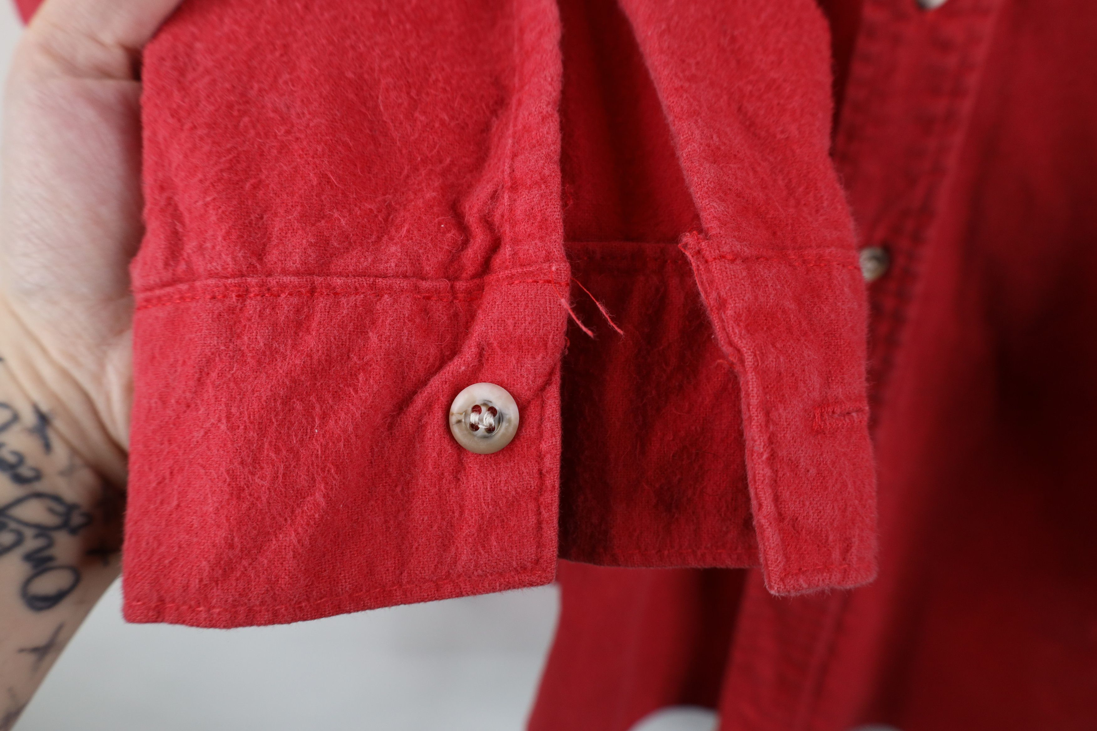 FiveBrother Vintage 70s 80s Five Brother Chamois Cloth Button Shirt USA Size US XXL / EU 58 / 5 - 5 Thumbnail