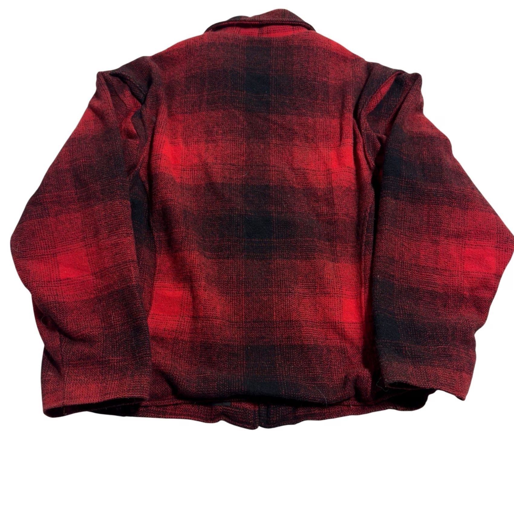 Vintage VINTAGE M Julian B. Free Wool Blend Plaid Flannel Jacket Red/Black USA Made Sz L Mens Jacket Size US L / EU 52-54 / 3 - 2 Thumbnail
