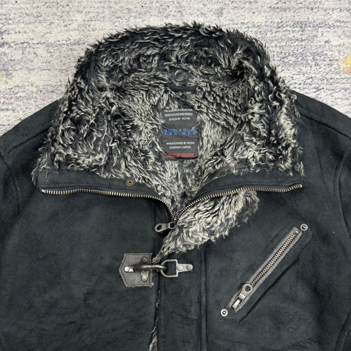 If Six Was Nine Nicole club for men full fur interior suede jacket vkei Size US M / EU 48-50 / 2 - 11 Thumbnail