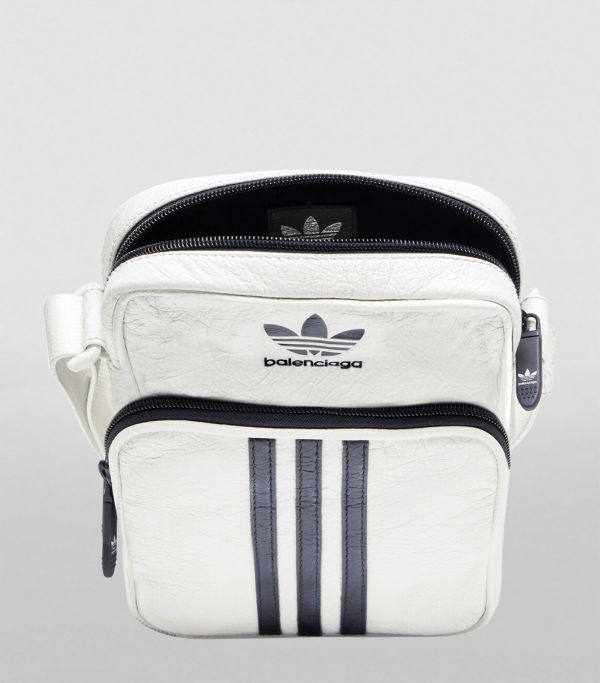 Adidas × Balenciaga o1s1wg110924 Size: OS / Small Crossbody Messenger Bag White Size ONE SIZE - 5 Thumbnail