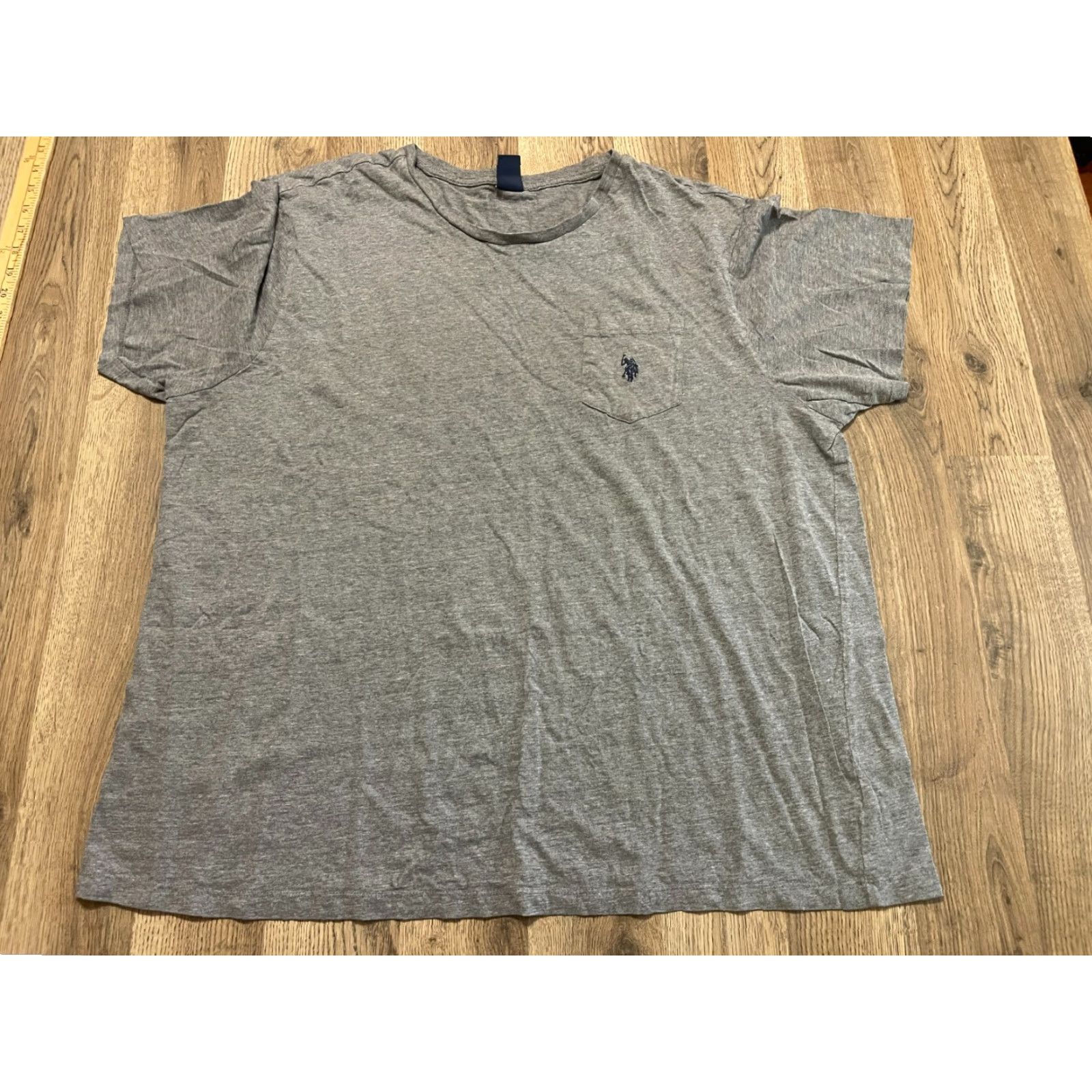 Vintage US Polo Assn. Shirt Mens 3XL Gray Logo Crew Neck Short Sleeve T-Shirt Size US XXL / EU 58 / 5 - 2 Thumbnail