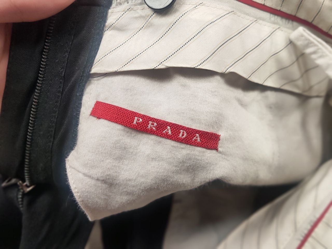Prada Archive Vintage 00's Prada Wool drawstrings Trouser Pants Size 30" / US 8 / IT 44 - 17 Thumbnail