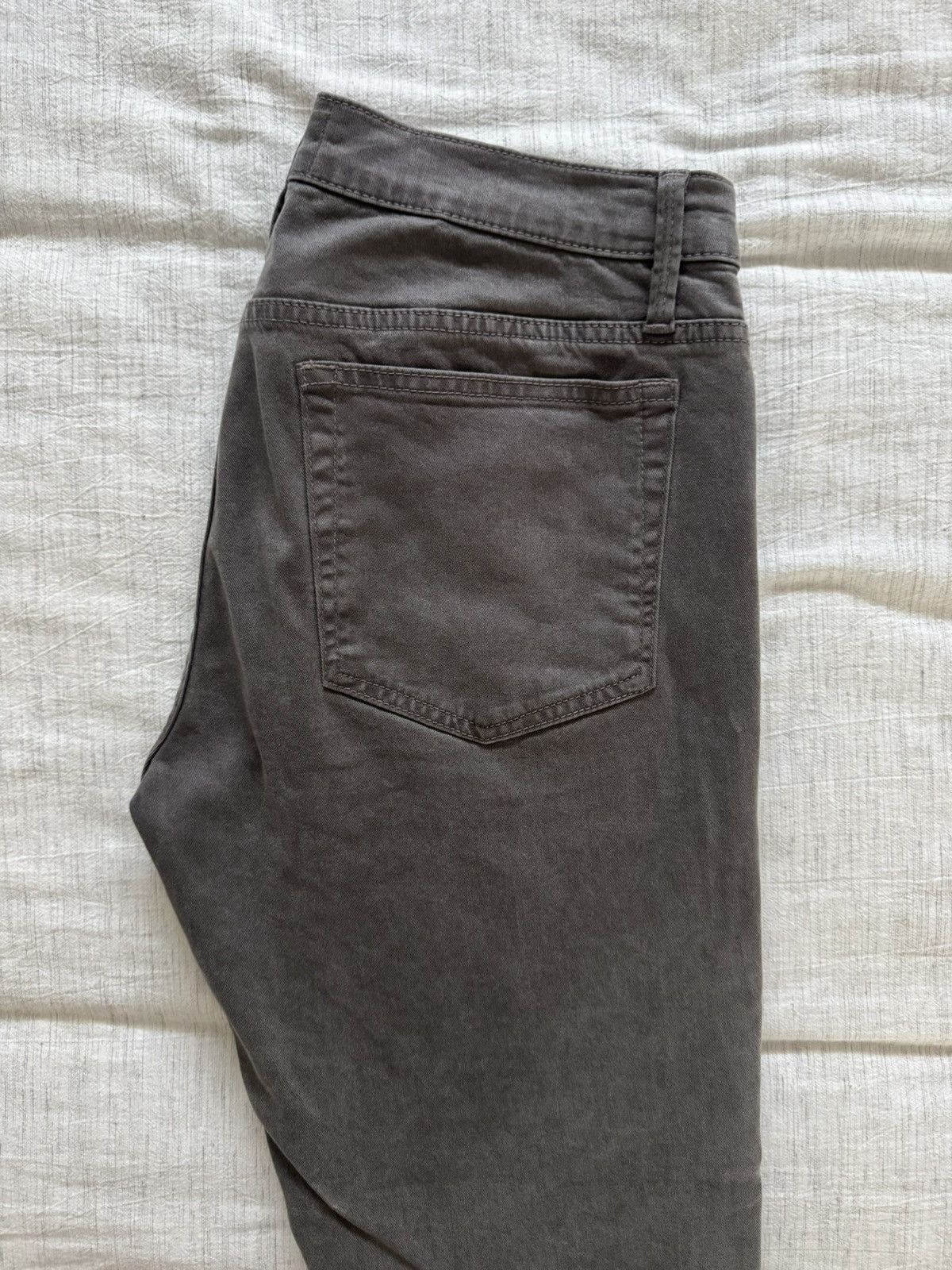 Frame FRAME L'Homme Slim Brushed Twill Pants - Steel Grey Size US 31 - 4 Thumbnail