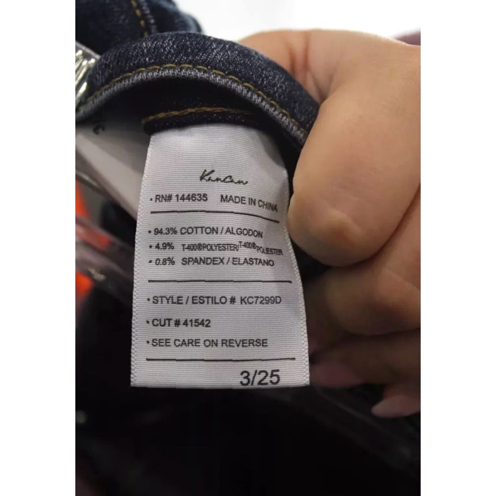 Vintage **KANCAN Women Skinny Jeans Dark Wash HighRise Cuffed Size 3** User: VINTAGE KANCAN Women Skinny Jeans Dark Wash HighRise Cuffed Size 3 Size 26" / US 2 / IT 38 - 4 Thumbnail