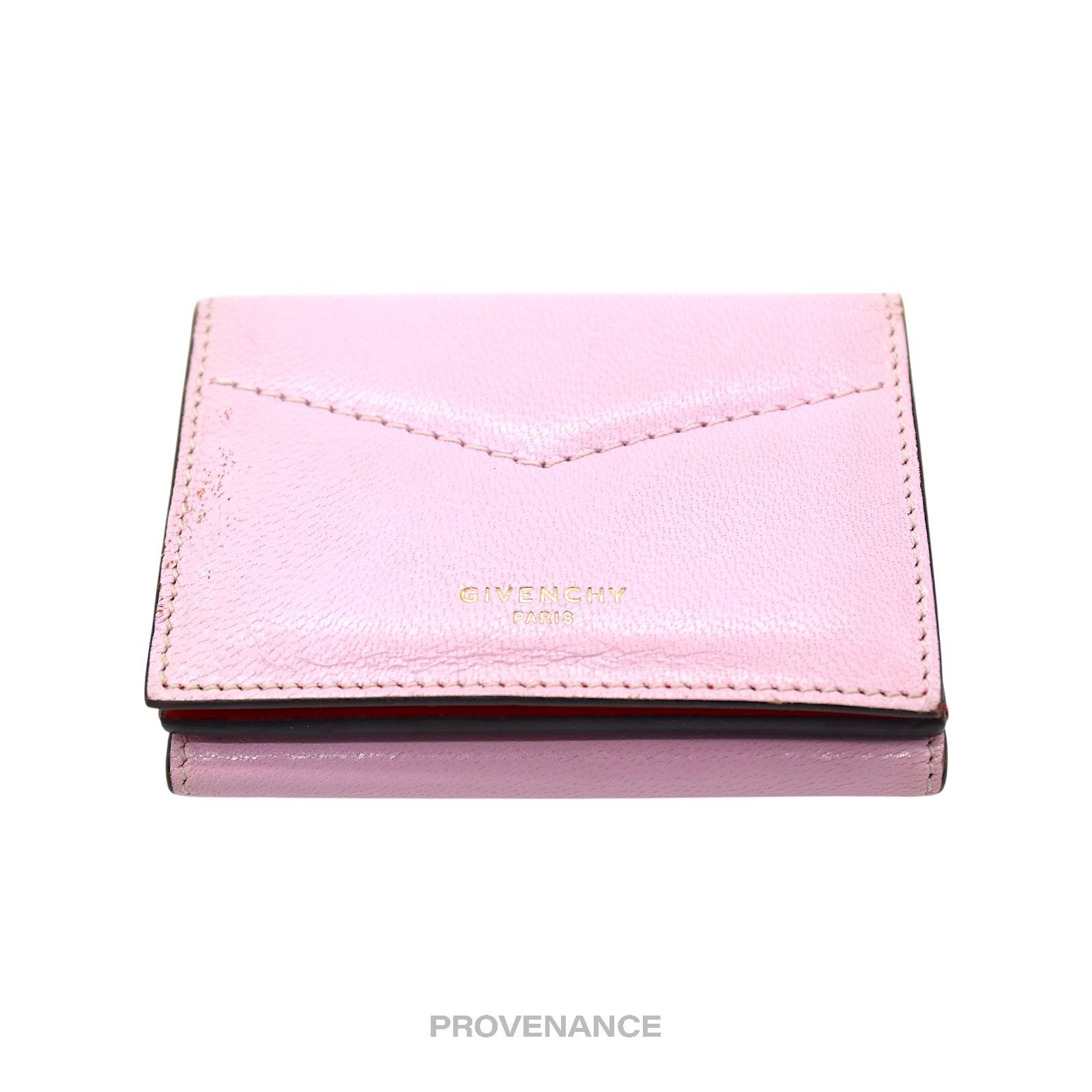 Givenchy 🔴 Givenchy Trifold Wallet - Two Tone Pink Red Leather Size ONE SIZE - 10 Thumbnail