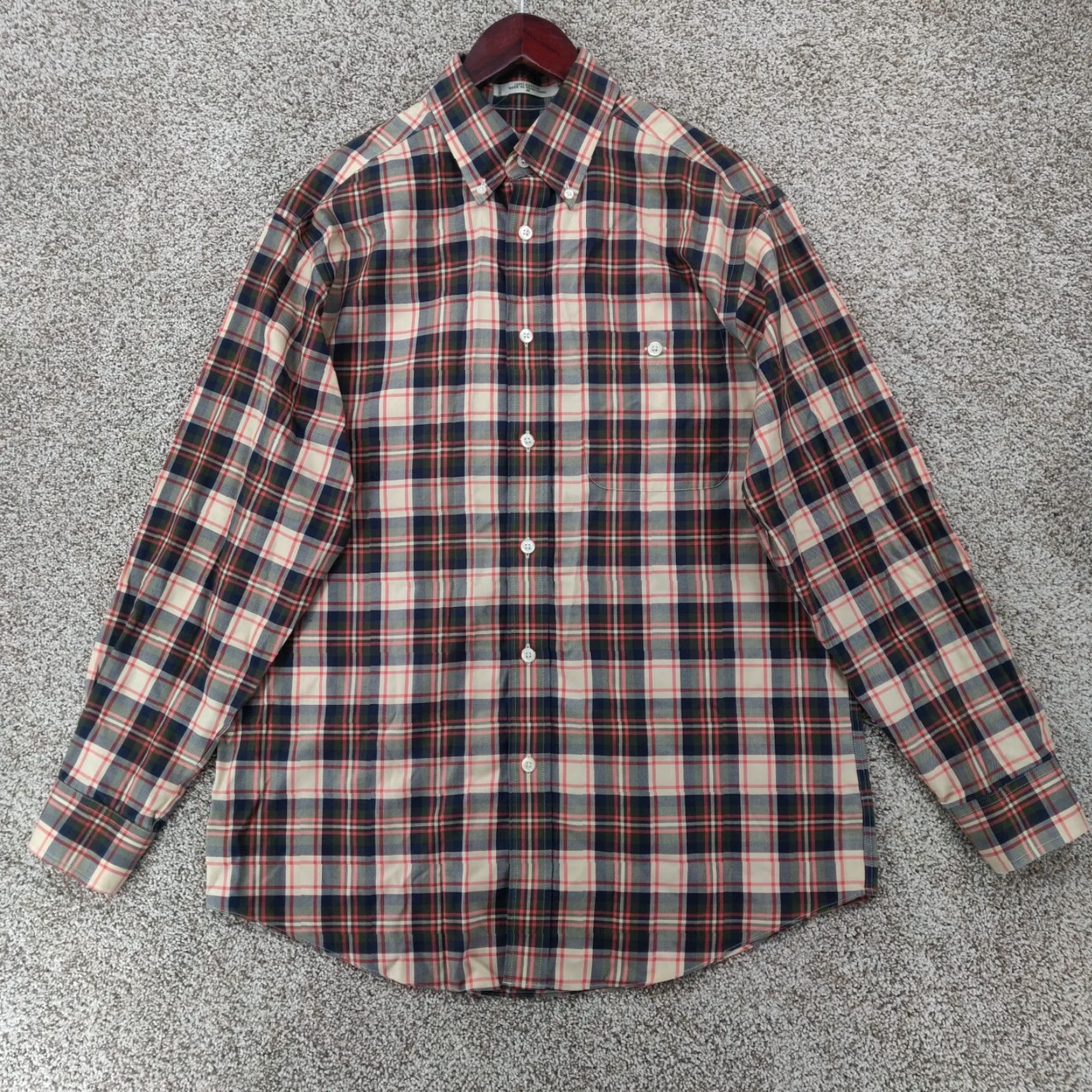 Orvis Orvis Shirt Mens M Plaid Long Sleeve Regular Fit Button-Up Pocket Casual Outdoor Size US M / EU 48-50 / 2 - 2 Thumbnail
