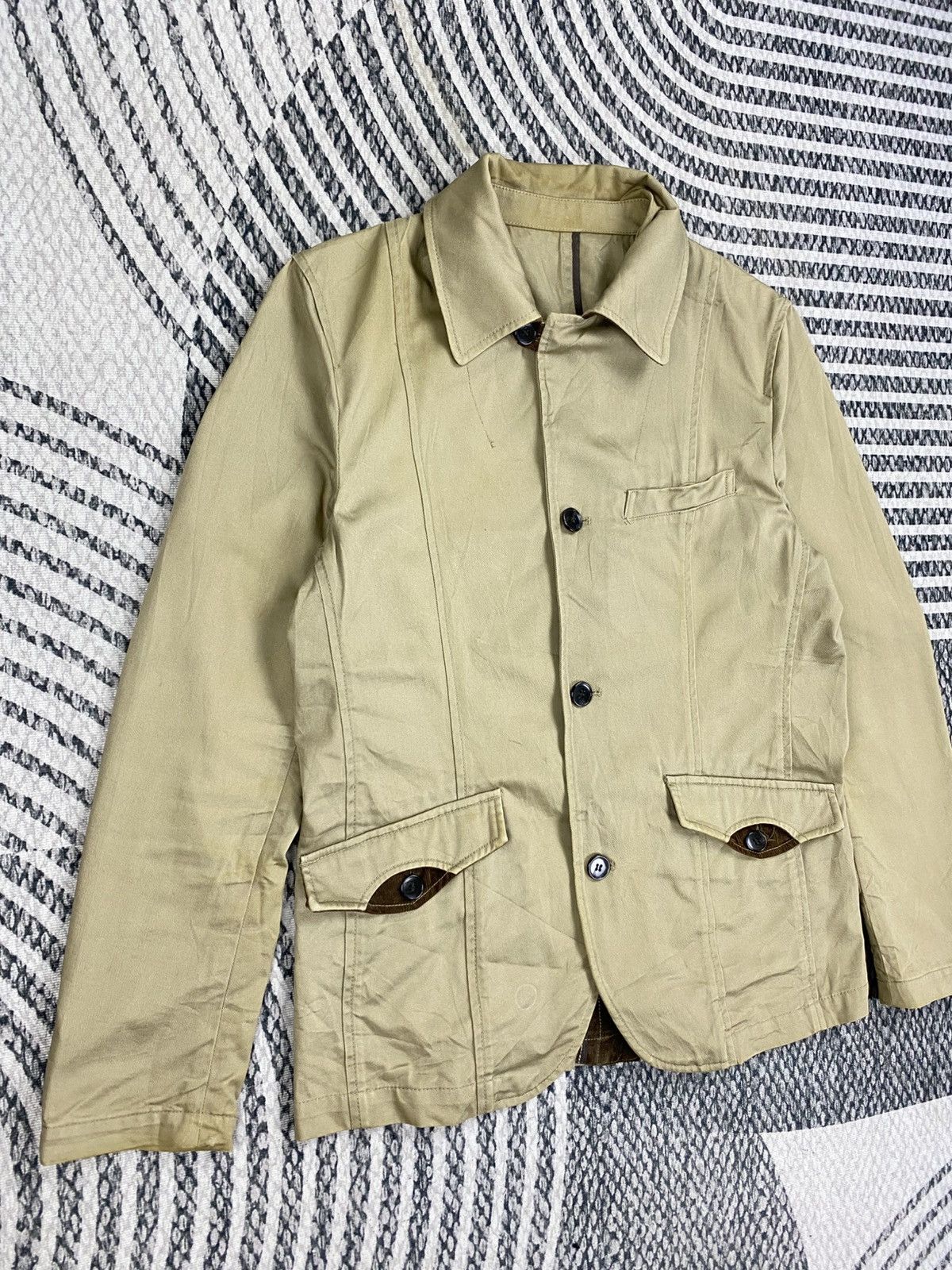 Katharine Hamnett London Vintage Hamnet Double Patch Pocket Jacket Size US M / EU 48-50 / 2 - 3 Thumbnail