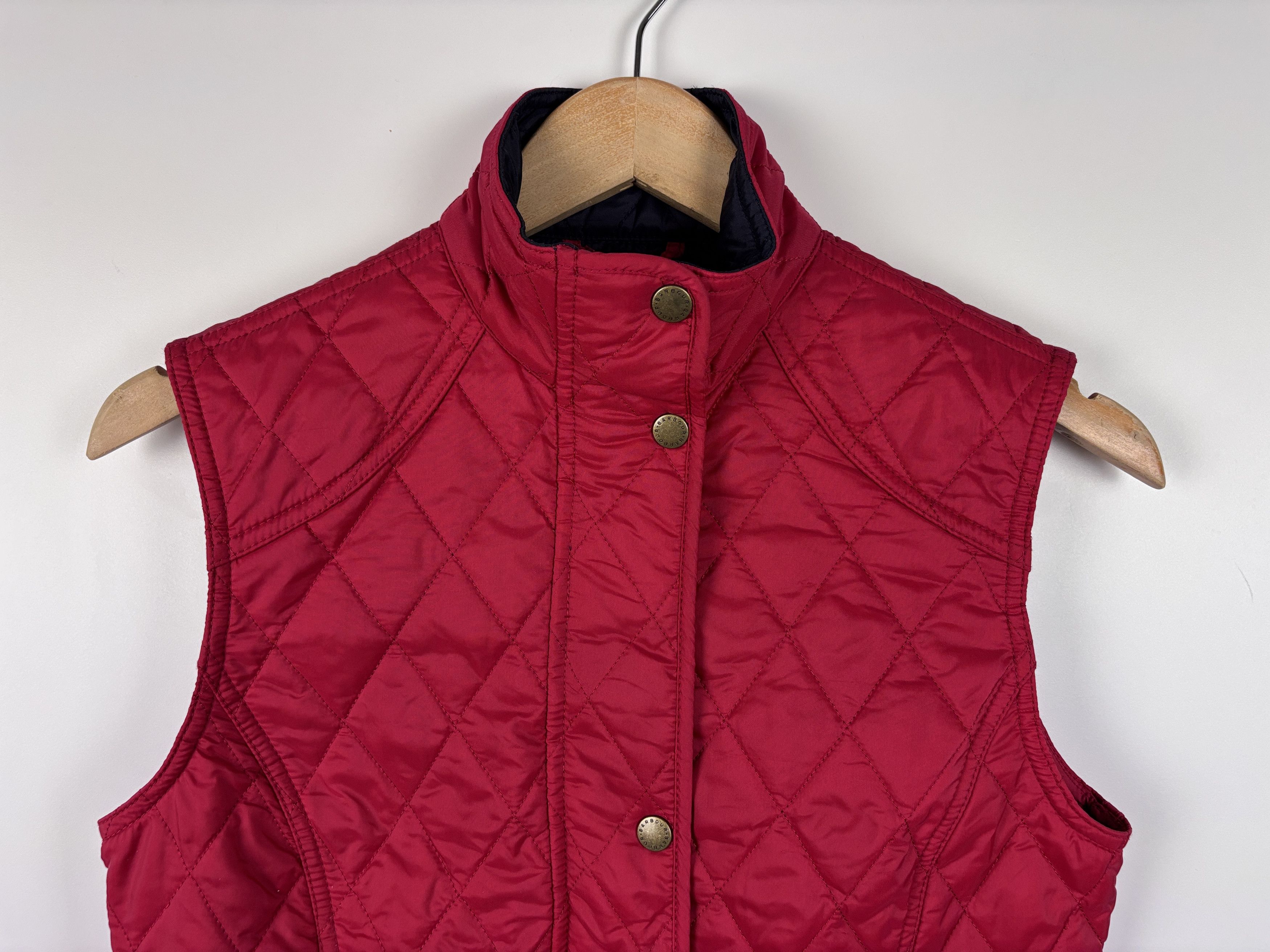 Barbour Barbour Summer Liddesdale Gilet Quilted Vest Red US 4 Size S / US 4 / IT 40 - 2 Thumbnail