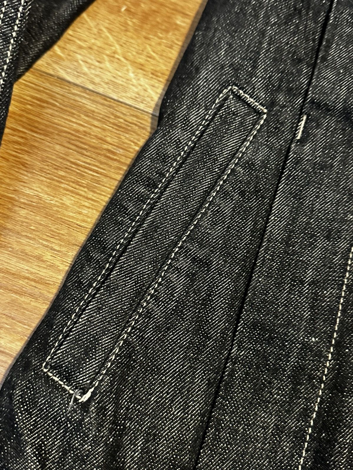 Rick Owens Rick Owen’s Olmar & Mitra Black Denim Jacket Men’s Size US XS / EU 42 / 0 - 6 Thumbnail