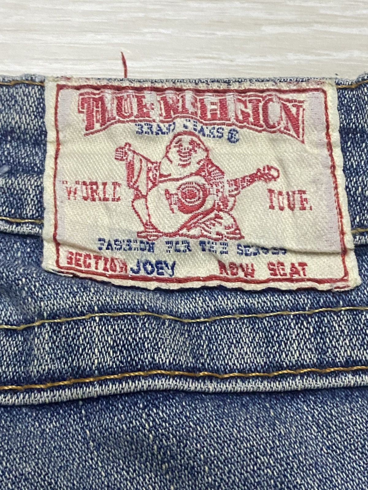 True Religion True Religion Distressed Flare Twist Leg Jeans Size US 28 / EU 44 - 14 Thumbnail