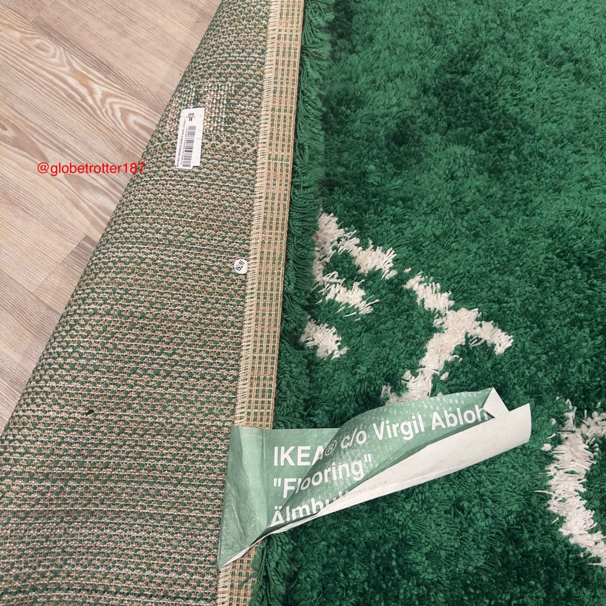 Off-White Off-White Virgil Abloh x IKEA Markerad Wet Grass Rug 195x132 CM  - Vacaville