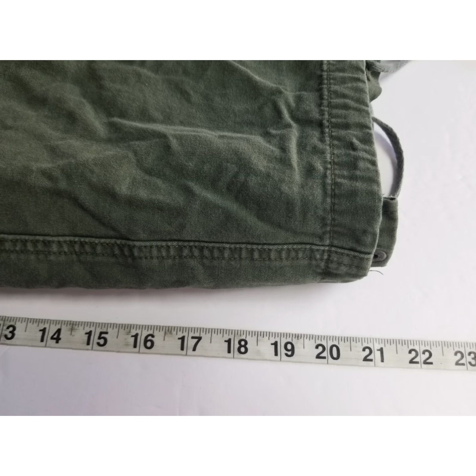 Brandy Melville Brandy Melville Green Jacket Cropped 100% Cotton OS See Measurements Military Jacket Hooded Lightweight Pockets Full Zip Casual Women One Size Green Size ONE SIZE - 6 Thumbnail