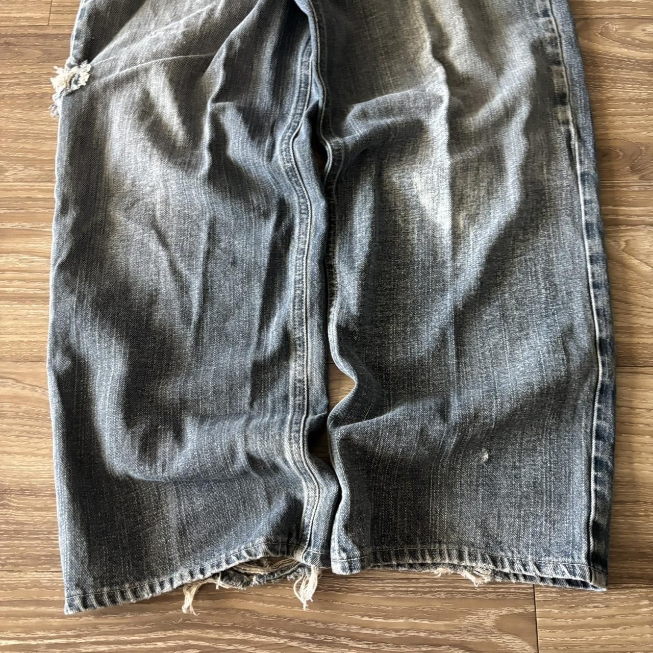 Vintage Crazy Vintage Y2K/2000s Grunge Dark Wash Skater Denim Jeans! 38x30 Size US 38 / EU 54 - 6 Thumbnail