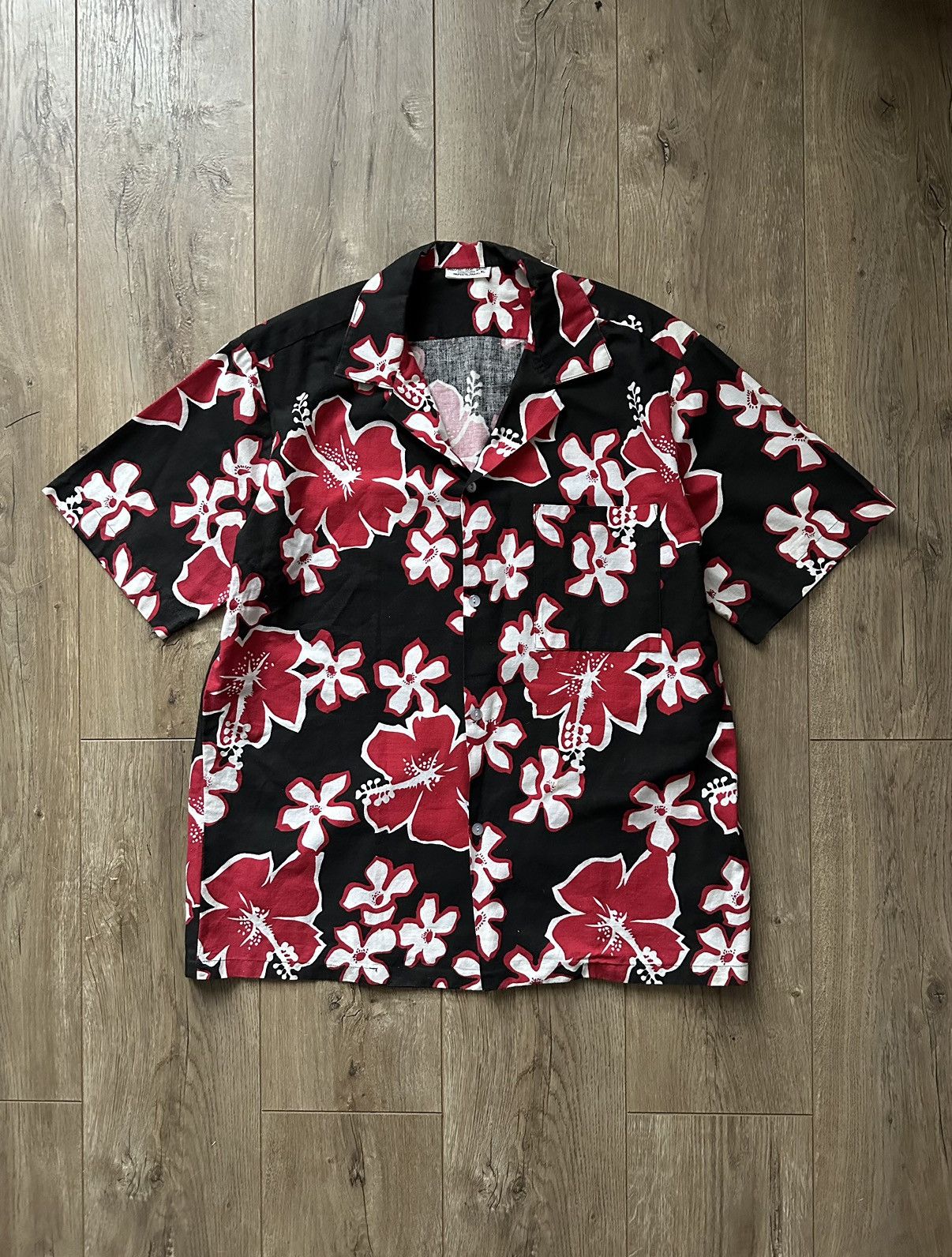 Vintage Rare Vintage Hawaiian 🌺 Flowers Shirt Size US L / EU 52-54 / 3 - 1 Thumbnail