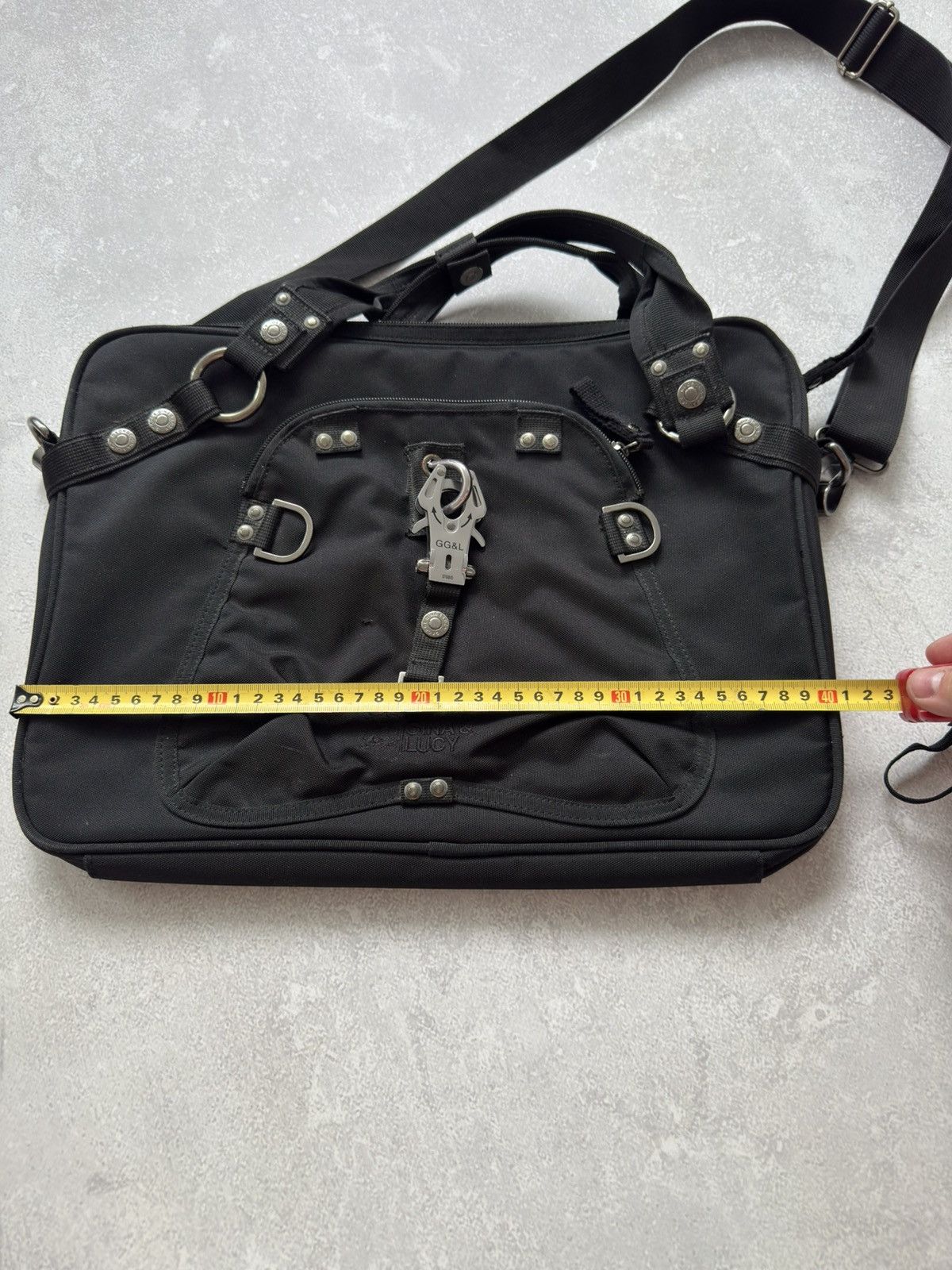 George Gina & Lucy × Japanese Brand × Vintage Vintage George Gina & Lucy Business Baby Black Shoulder Bag Size ONE SIZE - 17 Thumbnail