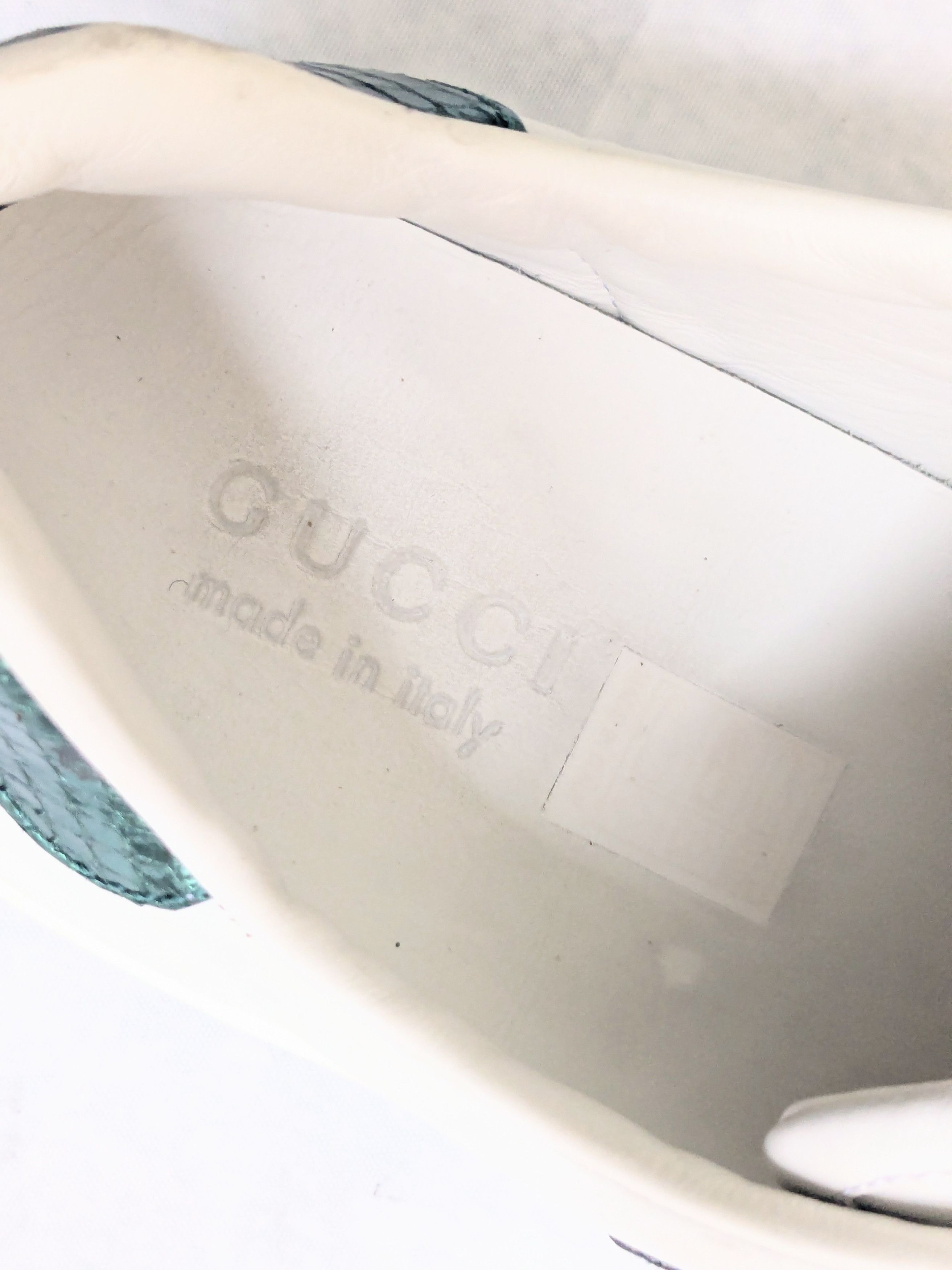 Gucci Gucci Ace Sneakers Snake White 10.5 Low Tops Leather Size US 10.5 / EU 43-44 - 8 Thumbnail