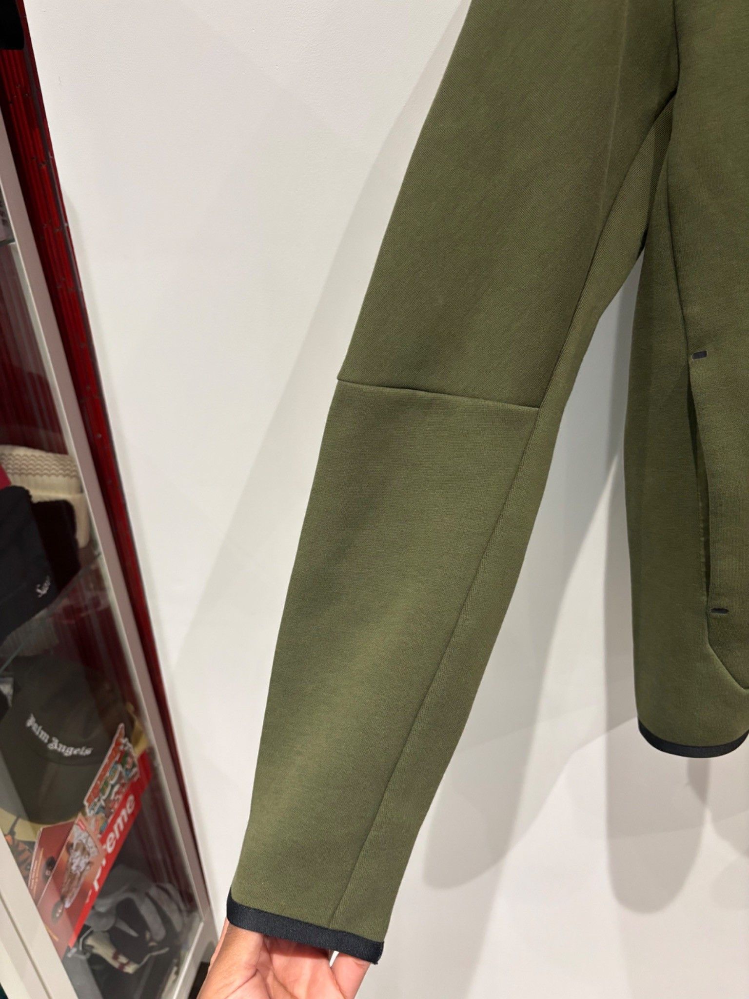 Nike Nike Tech Fleece Full-Zip Windrunner Hoodie Olive/Black Size US M / EU 48-50 / 2 - 2 Thumbnail