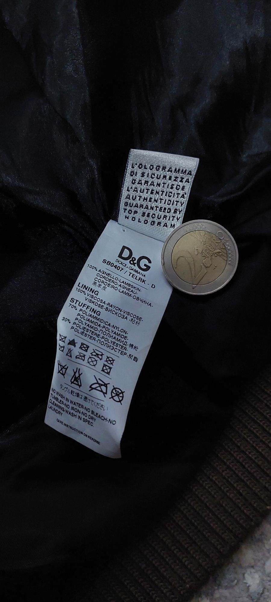 Dolce & Gabbana Dolce Gabbana Lambskin Leather Jacket Size XS / US 0-2 / IT 36-38 - 8 Thumbnail