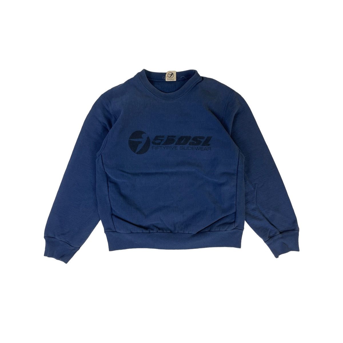 image of 55 Dsl x Racing Vintage 55Dsl Slidewear Racing Drift Sweatshirt in Navy, Men's (Size Medium)