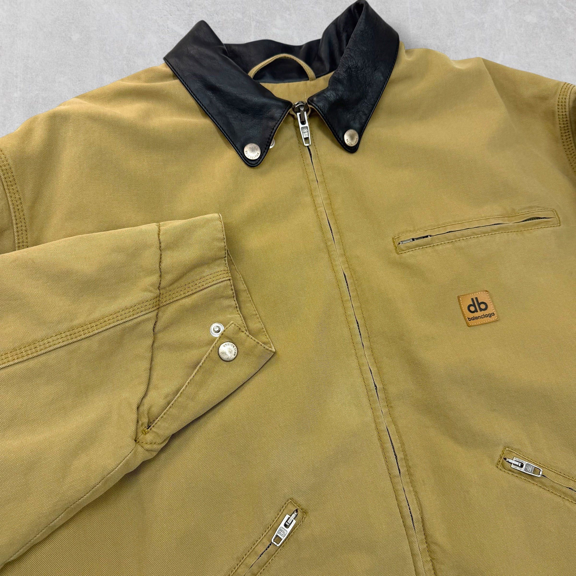 Balenciaga Balenciaga Canvas Zip Up Work Jacket 46 (XXL) Size US XXL / EU 58 / 5 - 3 Thumbnail