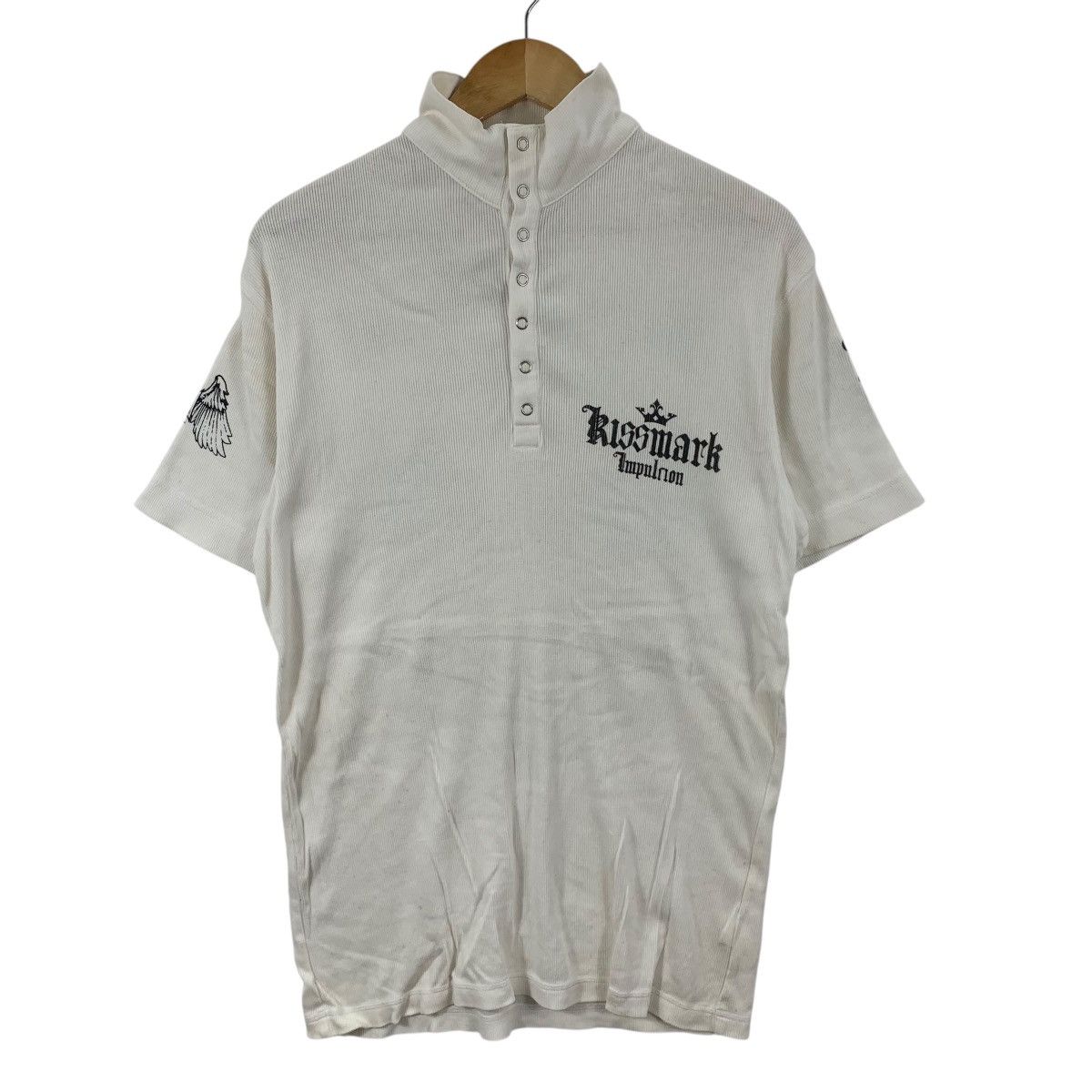 Other KISSMARK JAPAN Nobody Is Equal Bones Skull Polo Tee Shirt Size US S / EU 44-46 / 1 - 6 Thumbnail