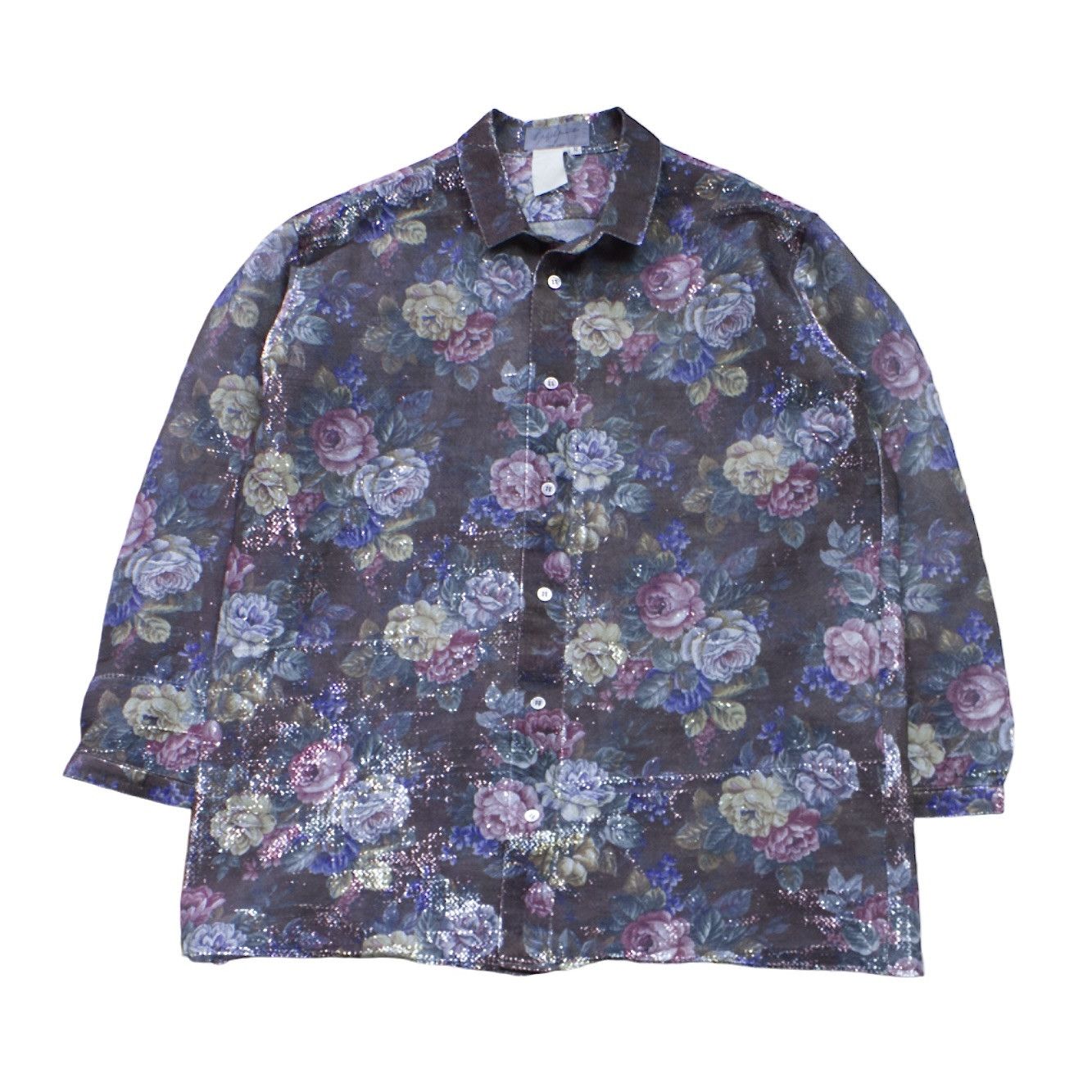 Yohji Yamamoto Vintage Yohji Yamamoto Floral Golden Shirt Size US S / EU 44-46 / 1 - 1 Thumbnail