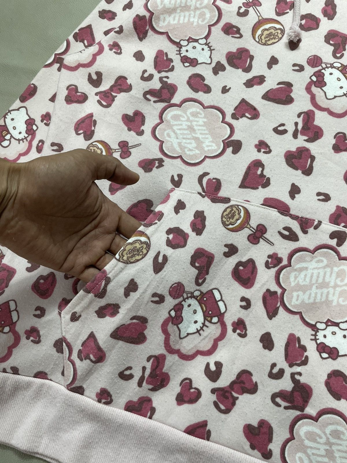 Hysteric Glamour Chupa chups fur hoodie hello kitty y2k japan Size US L / EU 52-54 / 3 - 2 Thumbnail