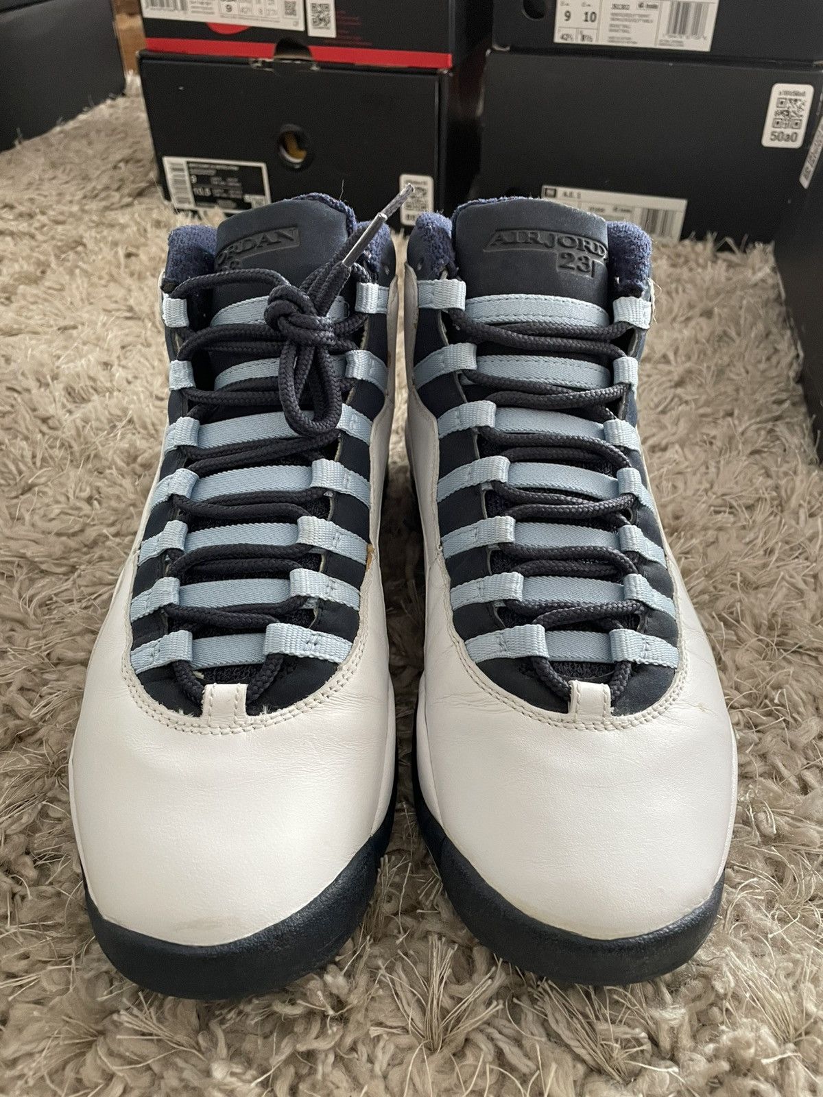 Jordan Brand Jordan 10 Ice Blue 2005 Size US 9.5 / EU 42-43 - 4 Thumbnail