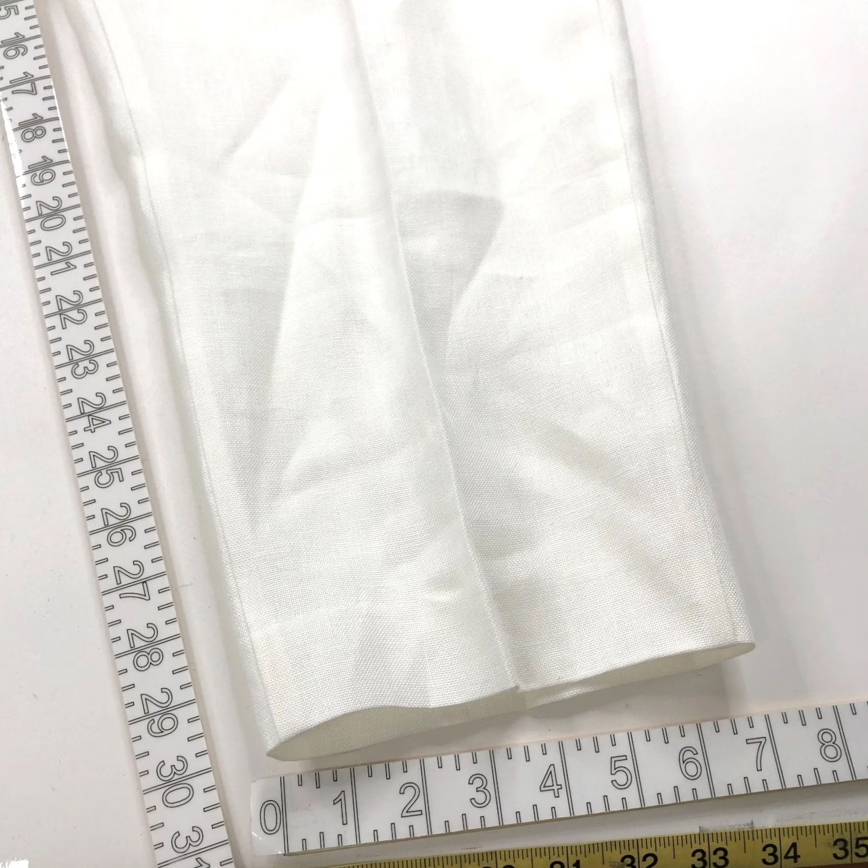Talbots Talbots Irish Linen Pants Plus 18W High Rise Straight White NEW Fit 36W 30L Size 25" / US 0 / IT 36 - 5 Thumbnail