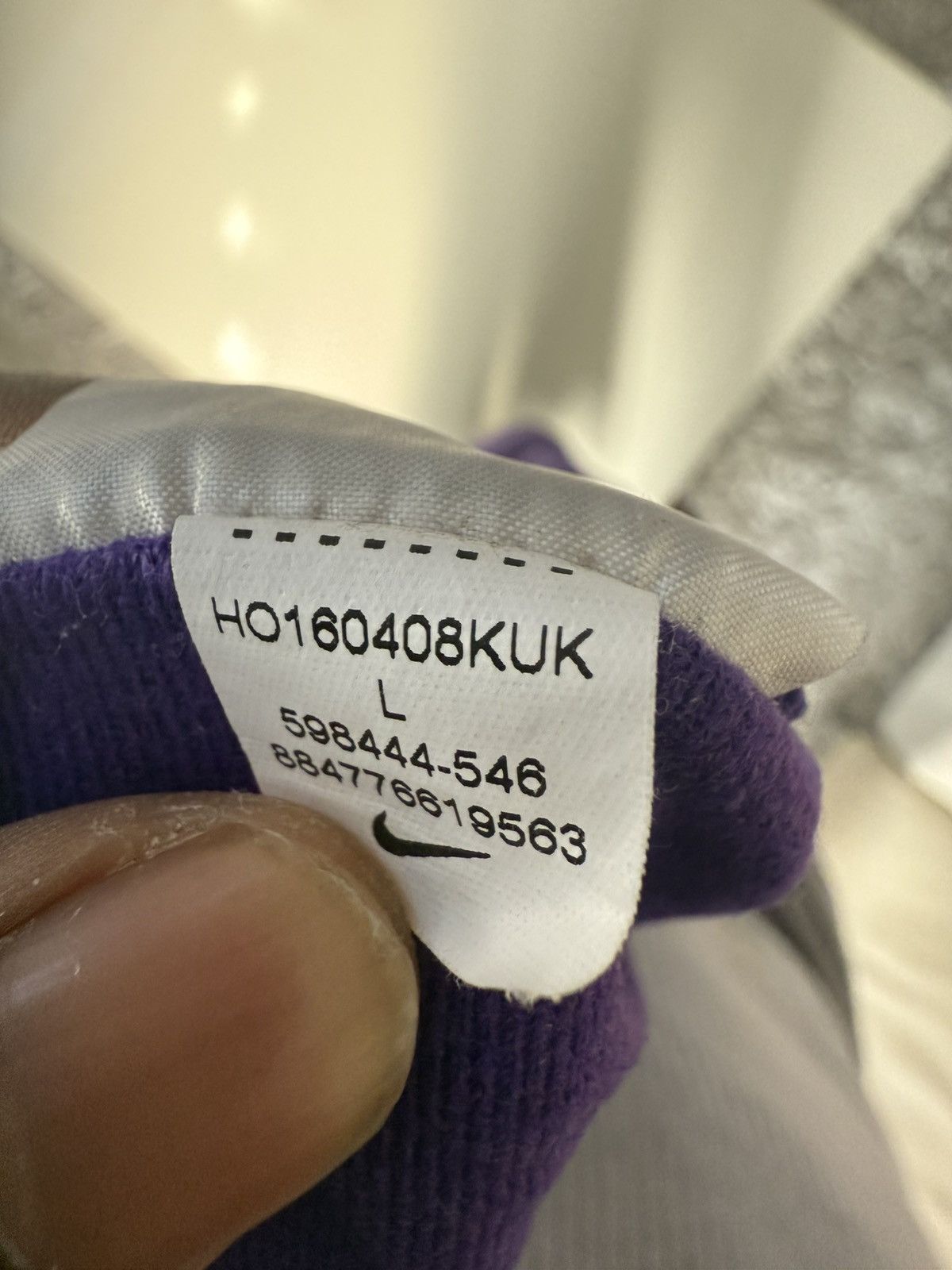 Nike Vintage Nike Purple Track Joggers Size US 33 - 3 Thumbnail