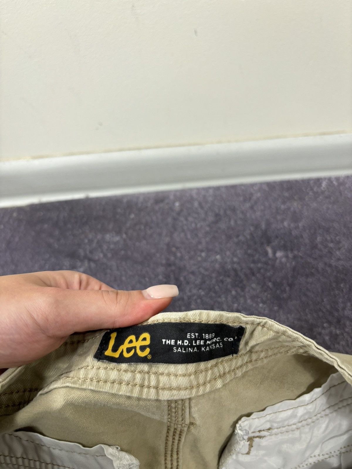 Lee Vintage Lee Y2K American Hype Utility Baggy Cargo Shorts Size US 32 / EU 48 - 9 Thumbnail