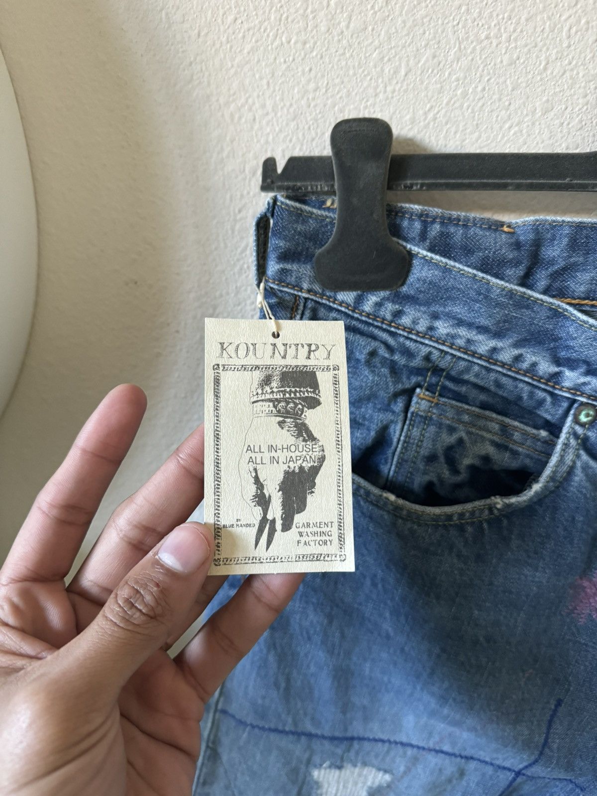 Kapital Kapital Patchwork OKABILLY Jeans GRAIL Size US 30 / EU 46 - 10 Thumbnail